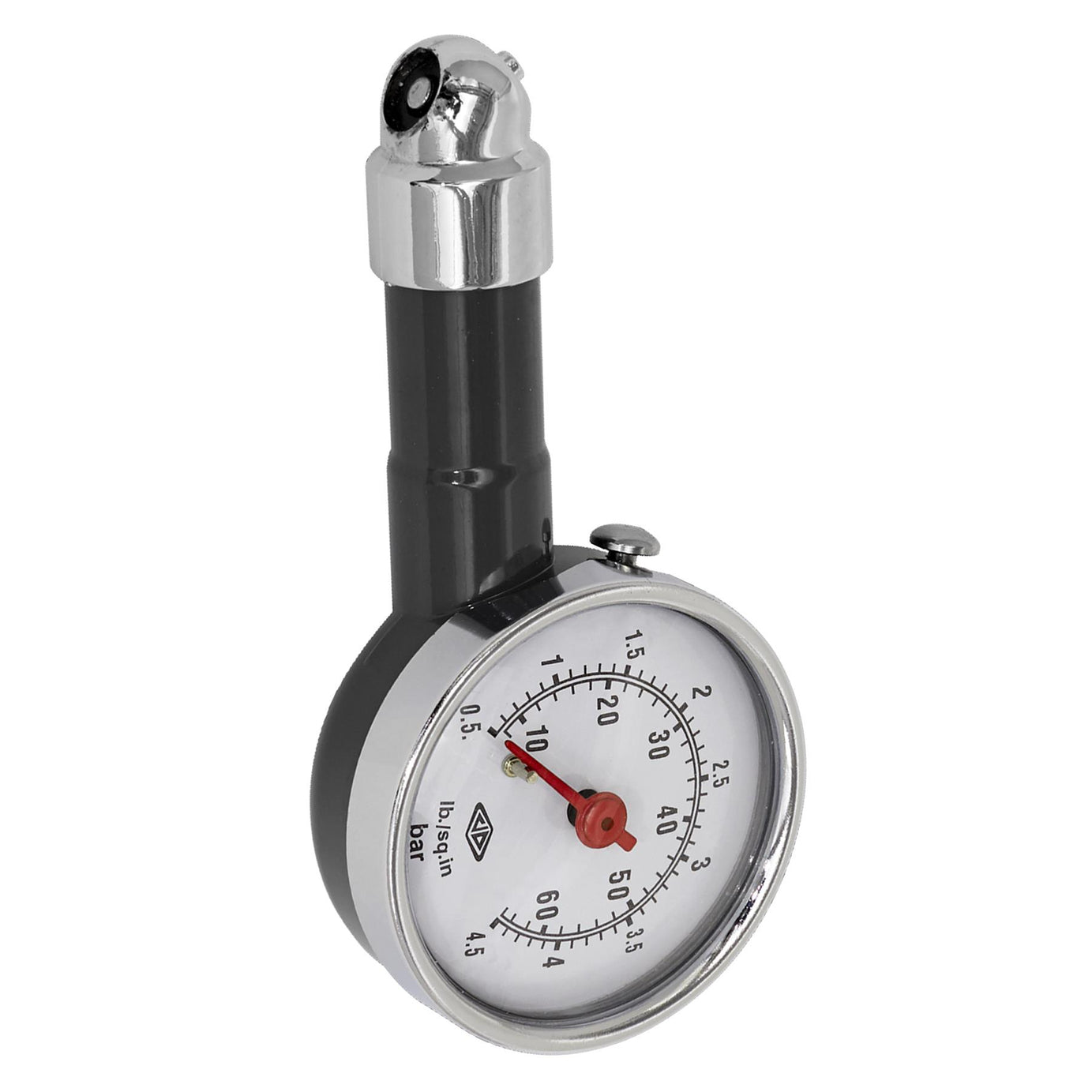 Sealey Tyre Pressure Gauge Dial Type 0-4.5bar(0-60psi)