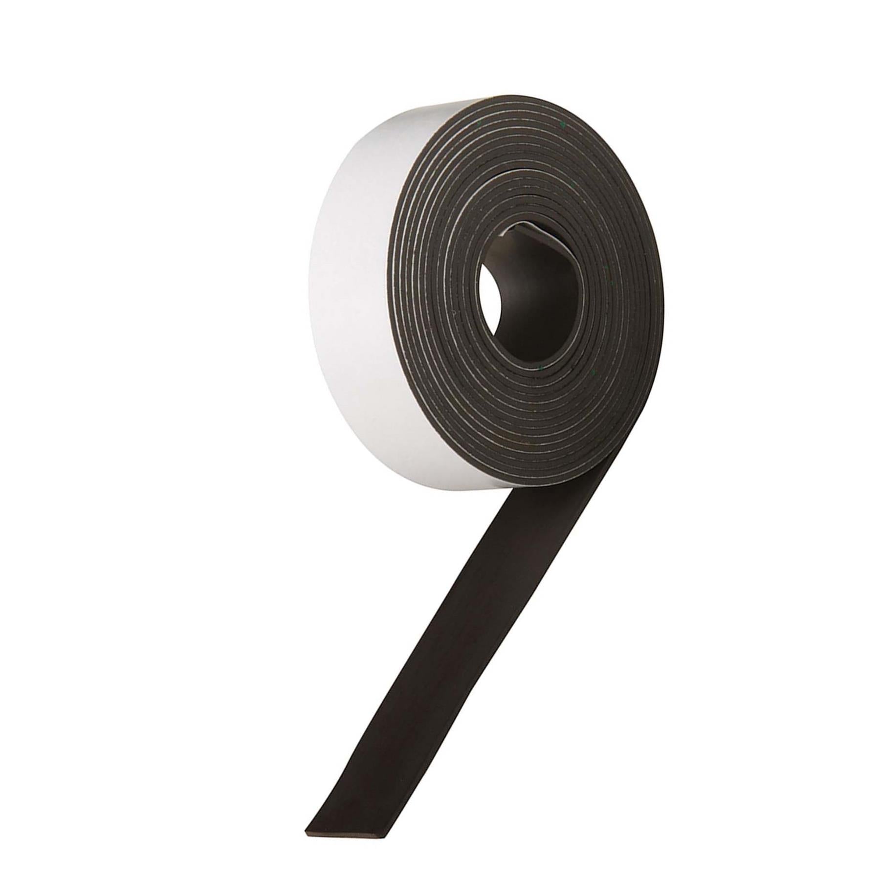 Flexible Magnetic Tape - 25mm X 3M Self Adhesive Stick To Flat Or Curved Surface