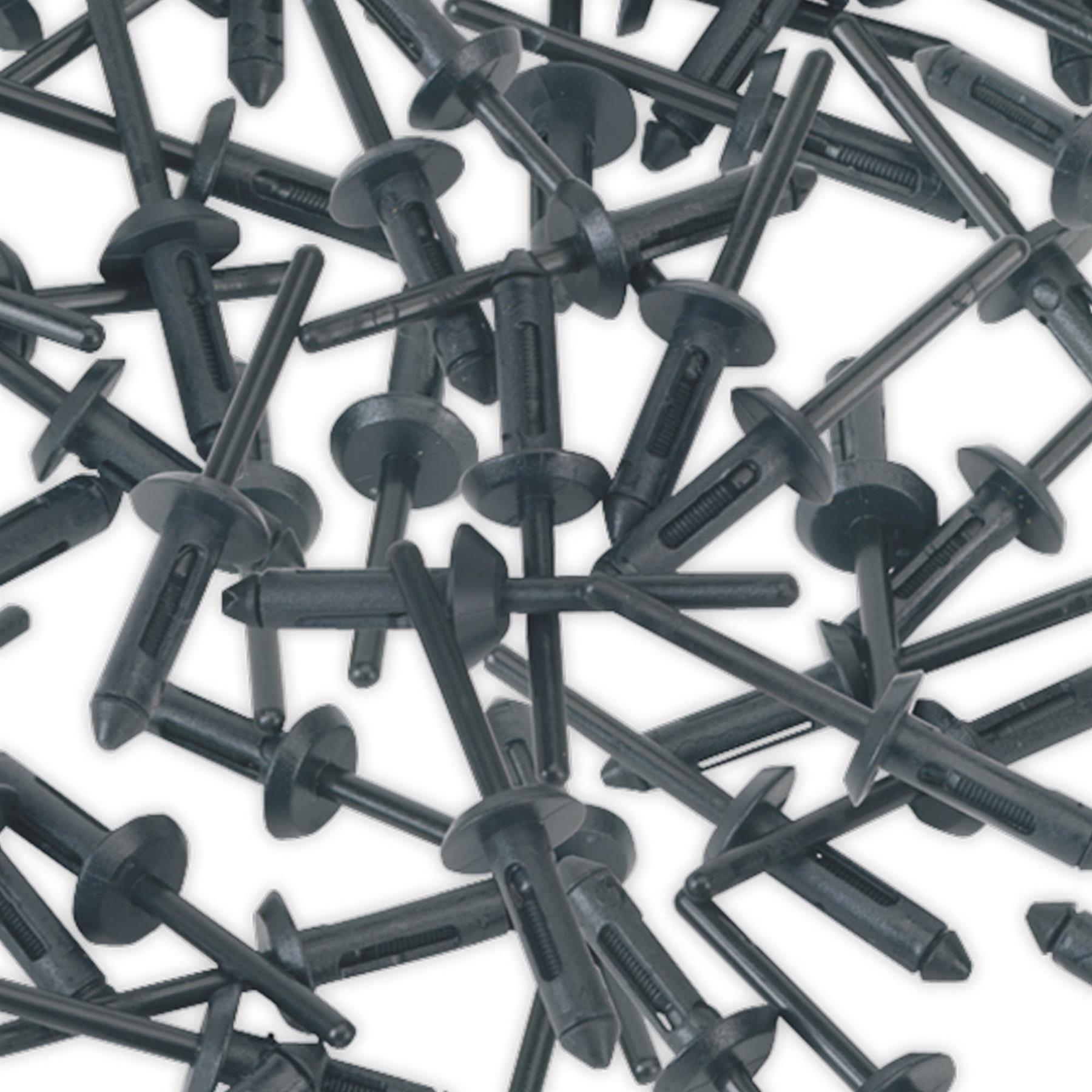 Sealey Plastic Rivet �5 x 17.2mm Pack of 50