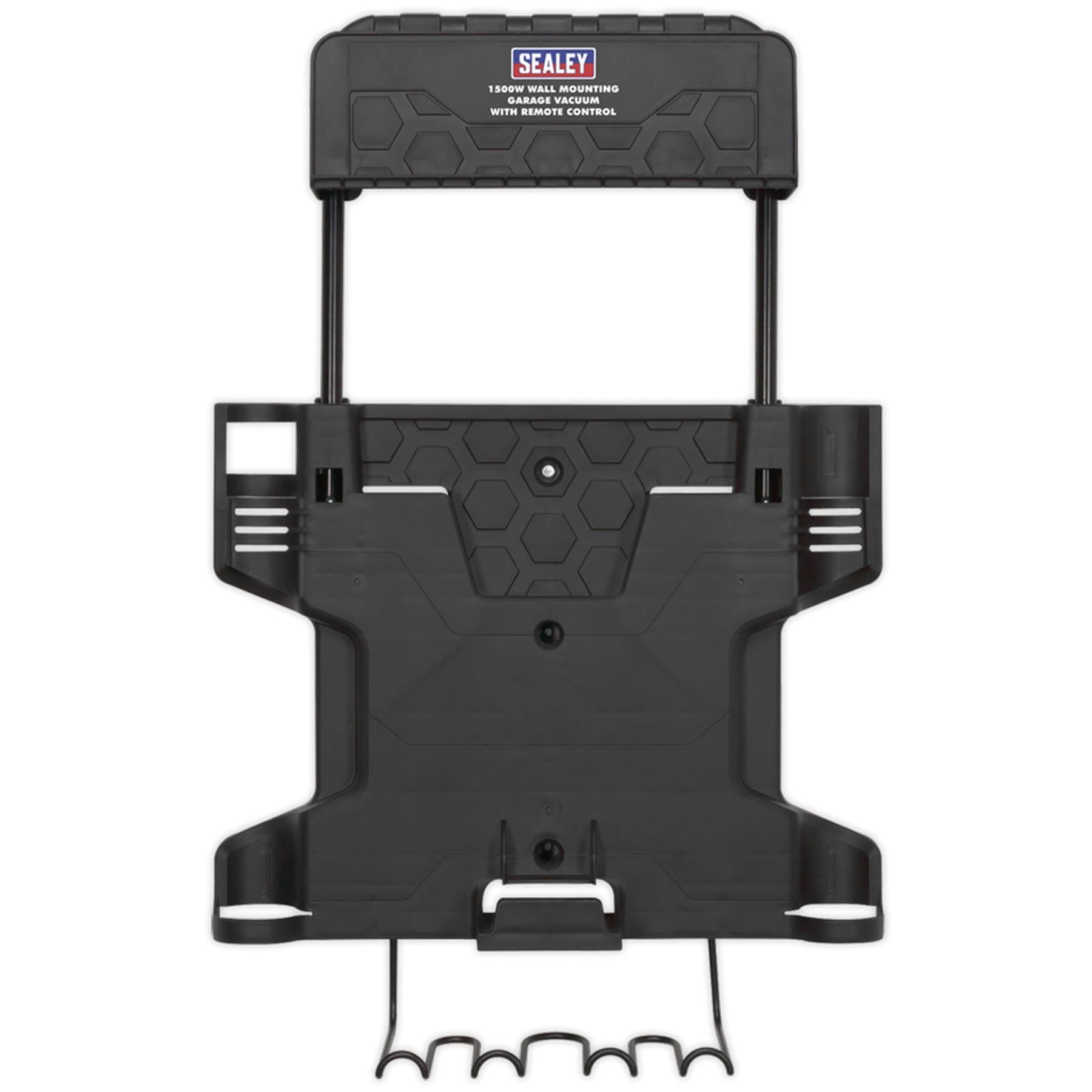 Sealey Garage Vacuum 1500W with Remote Control - Wall Mounting