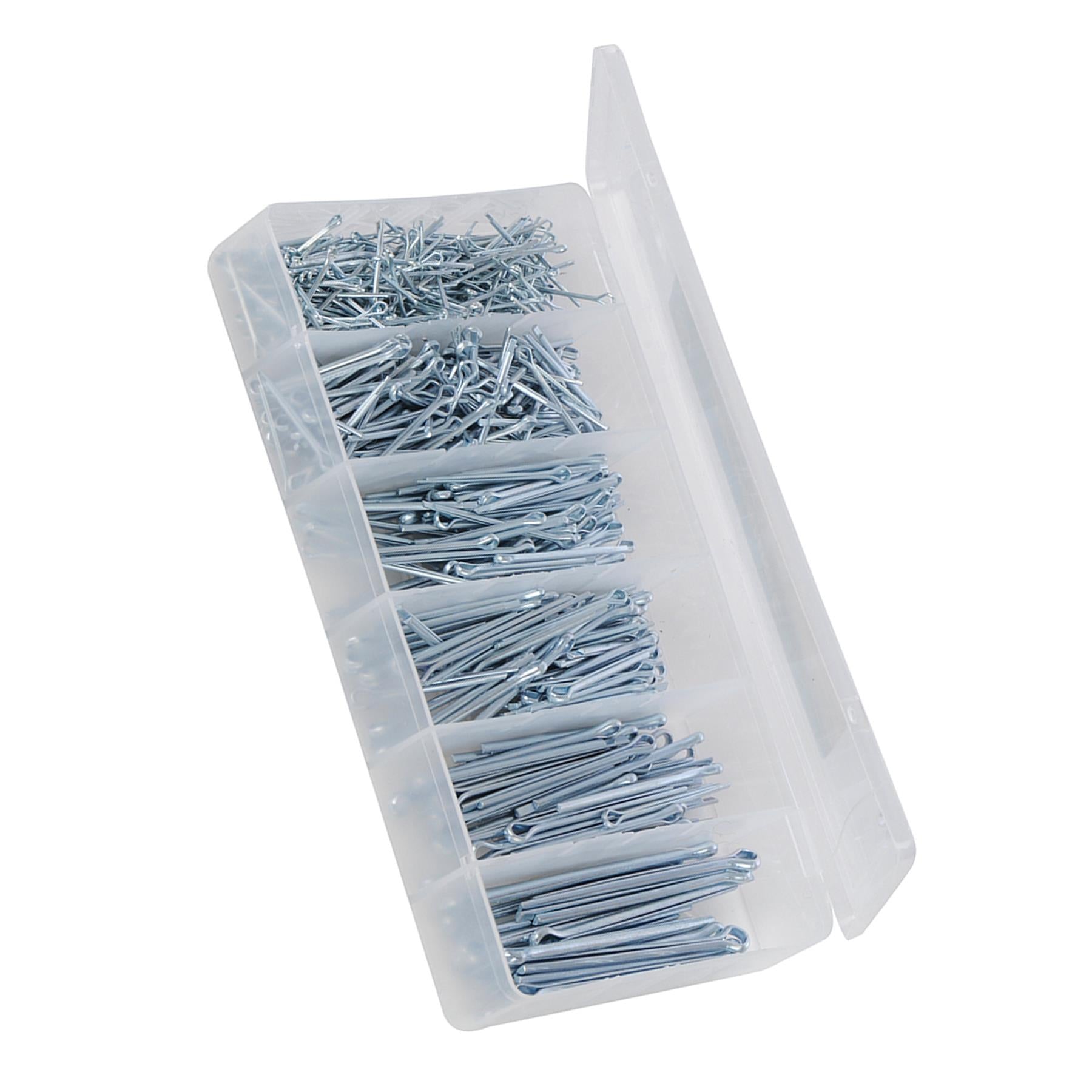 555Pce Split Pins Cotter Fixings Secure Assortment Box Corrosion Resistance