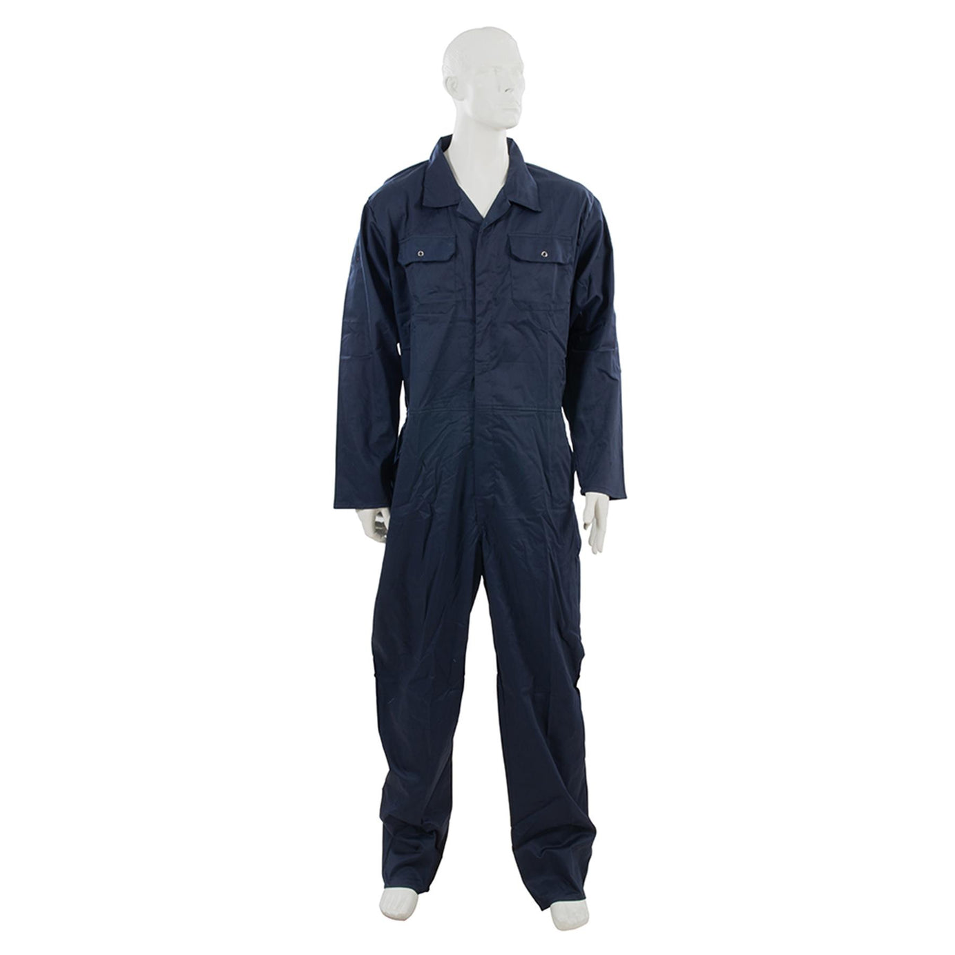 Boilersuit Navy Large 112cm (44") Navy Blue Overalls Elasticated Waist Pockets