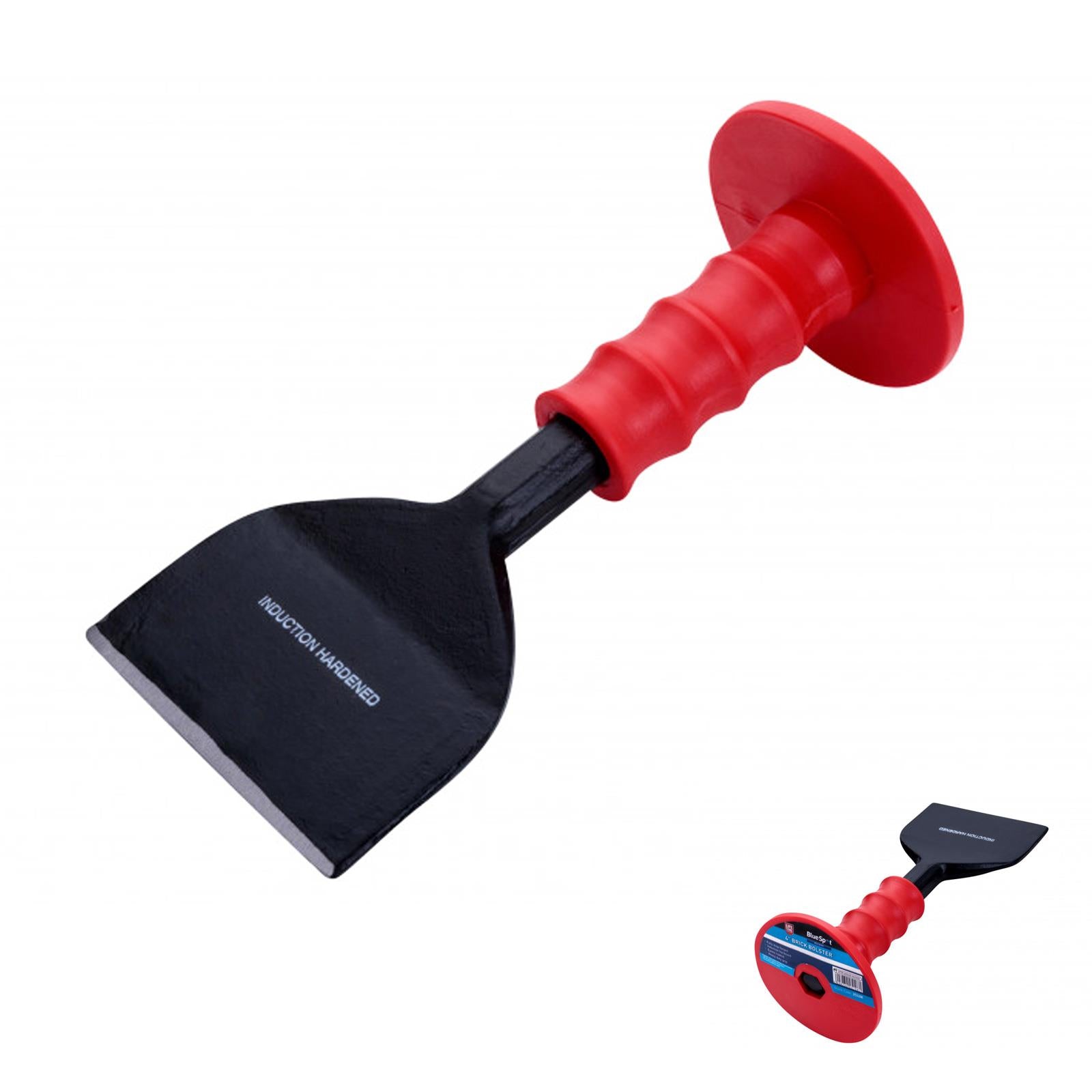 Bluespot 100mm 4" Hardened Brick Bolster With Guard Epoxy Coated Prevents Rust