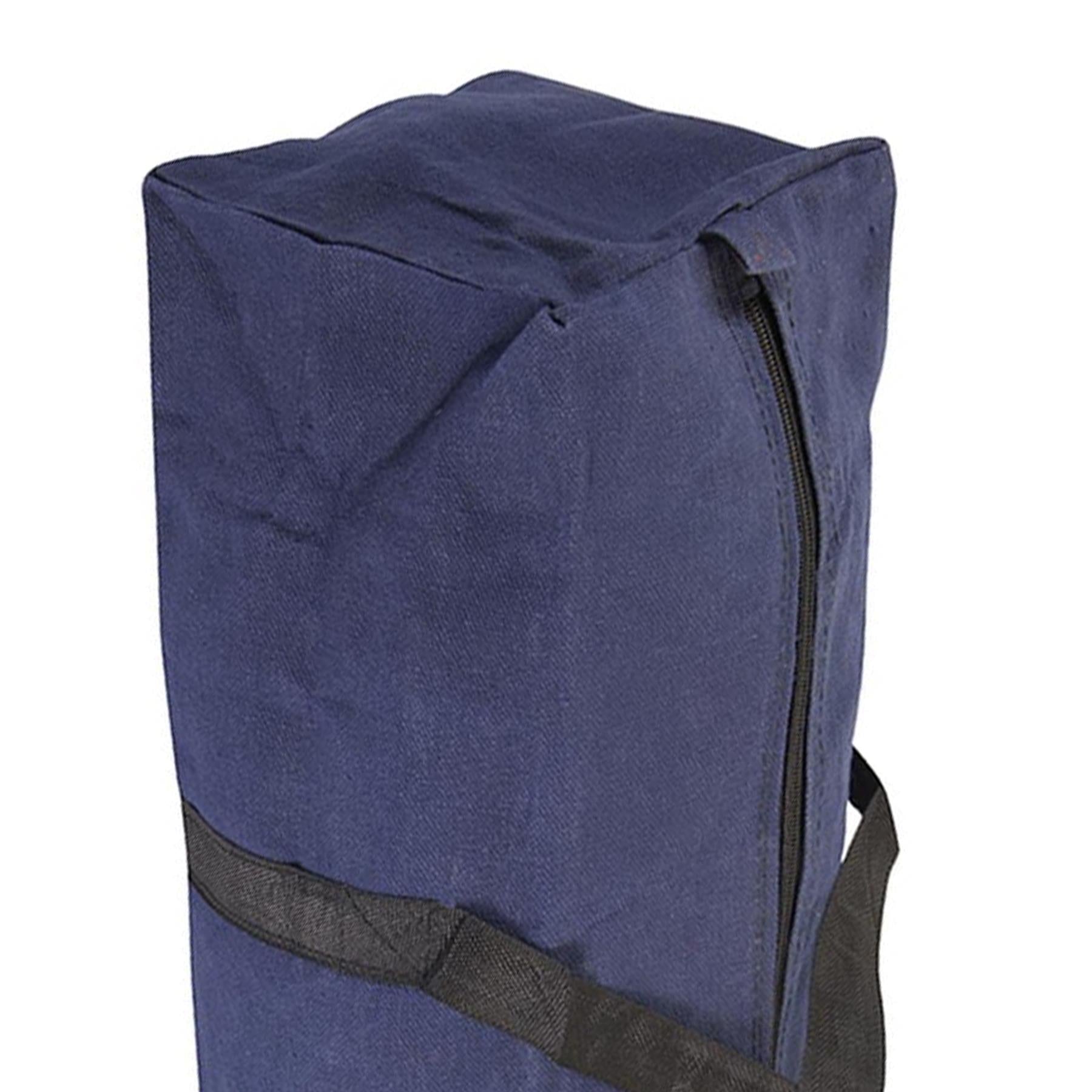 Heavy Duty Cotton Canvas Tool Bag Strong Handles Zip 3 Sizes 620mm