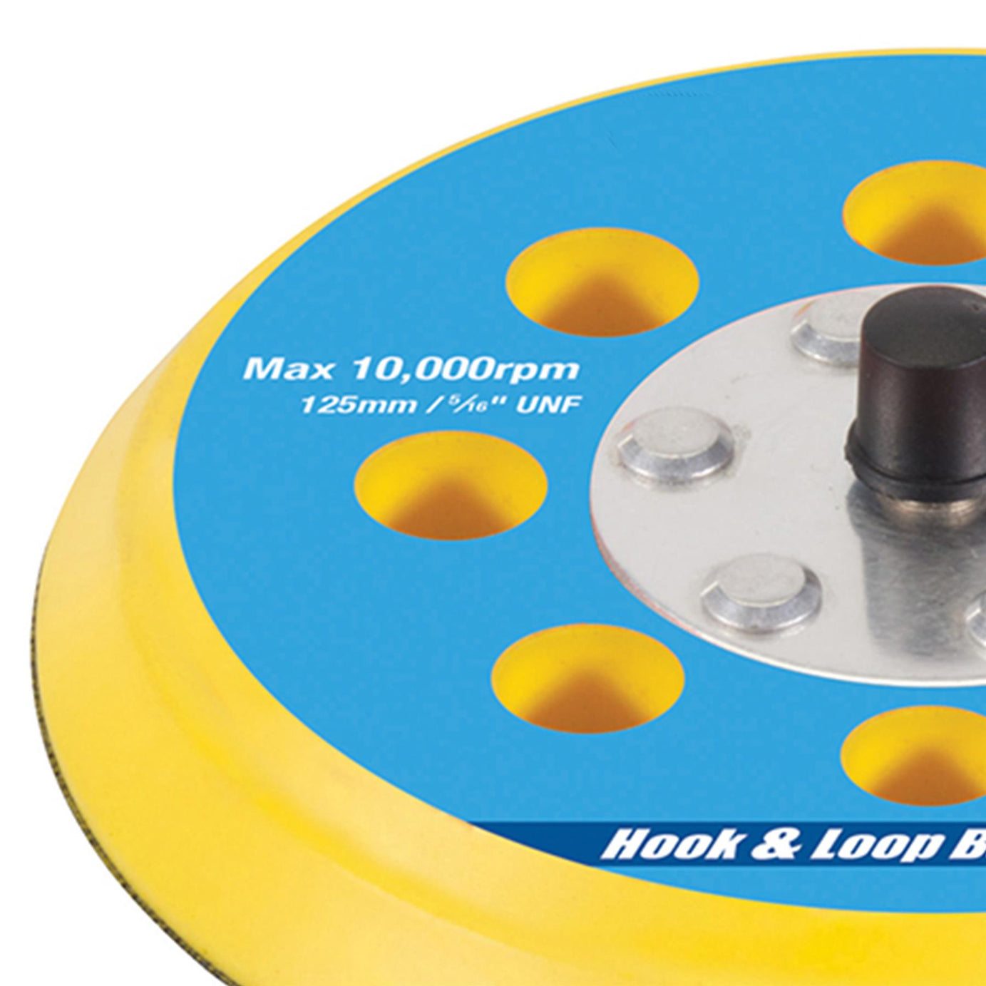 Hook & Loop Backing Pad 125mm / 5/16" Unf Polishing With Semi-Flexible Edge