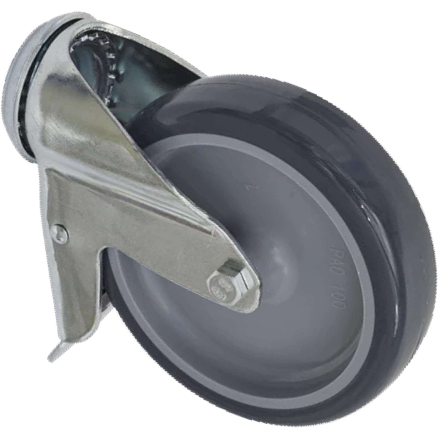 Sealey Castor Wheel Bolt Hole Swivel with Total Lock 100mm