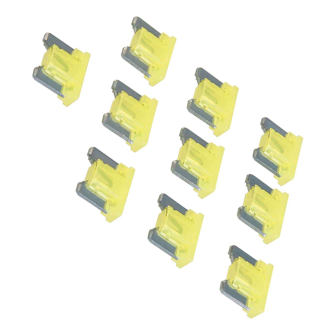 10 X 20A ATT Mini Blade Fuse Automotive Low Profile Yellow Up To 32V Cargo