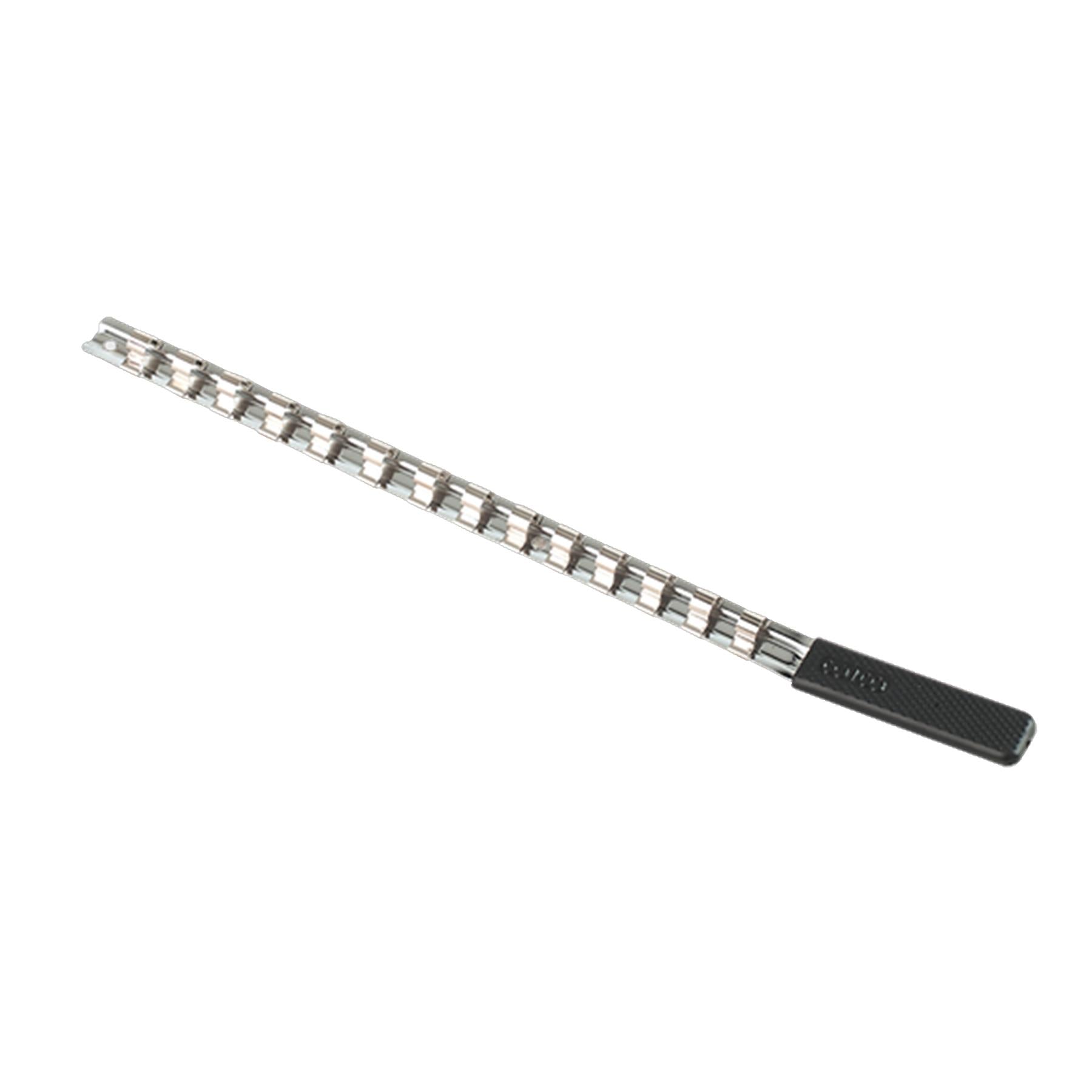 Sealey Socket Retaining Rail With 14 Clips 3/8" Sq Drive For Any Size - AK3812