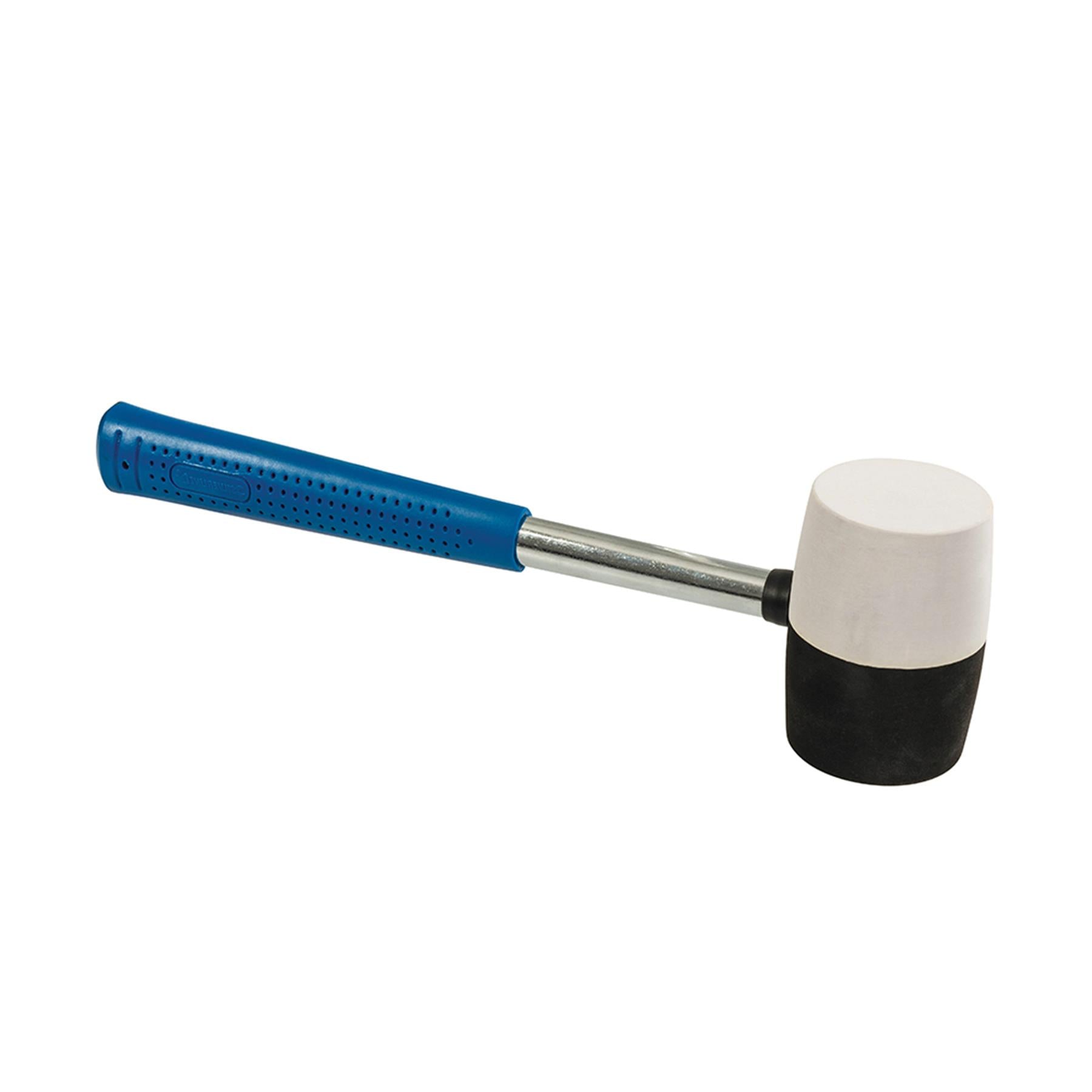 Combination Rubber Mallet - 32Oz (907G) Twin Rubber Head Tubular Steel Shaft