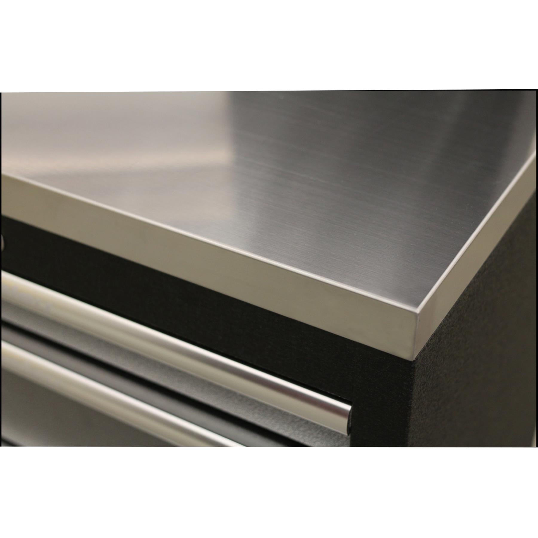 Sealey Superline Pro 2.0m Storage System - Stainless Worktop