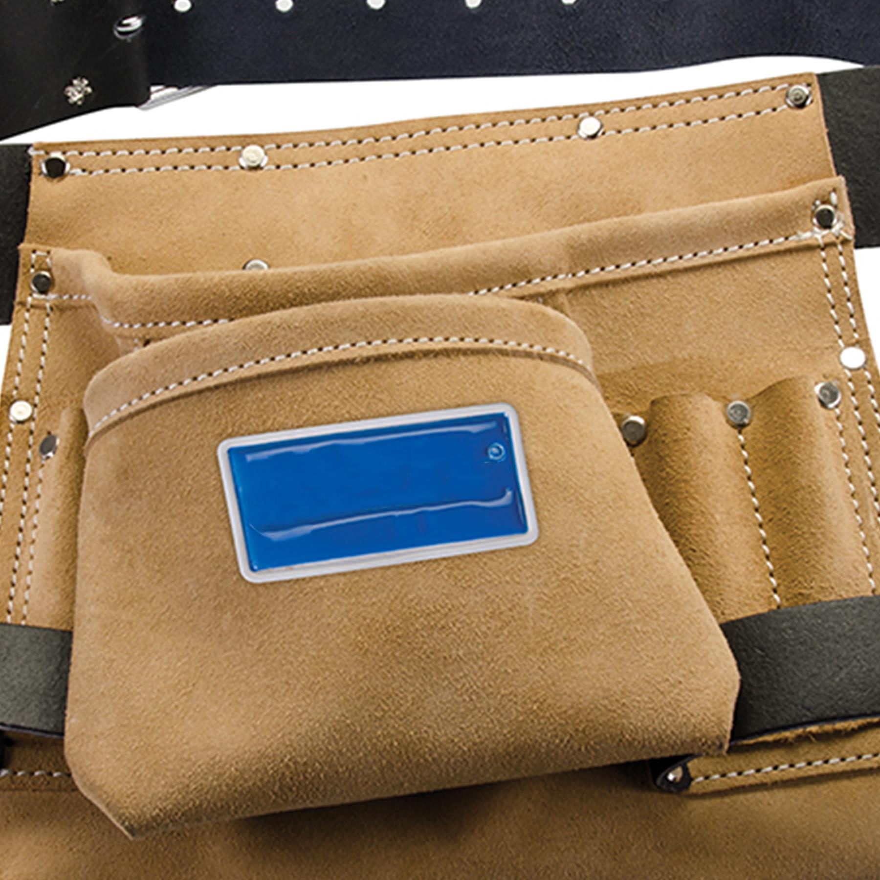 Leather Nail & Tool Bag 8 Pocket - 260 X 230mm