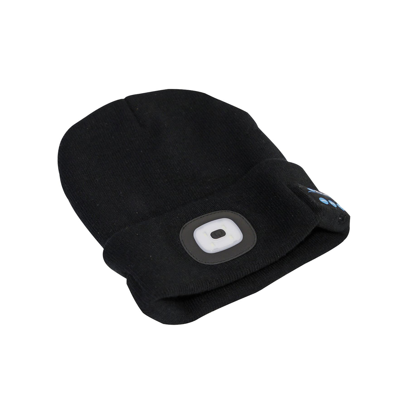 Sealey Beanie Hat 4 SMD LED USB R/Charge with Wireless Headphones