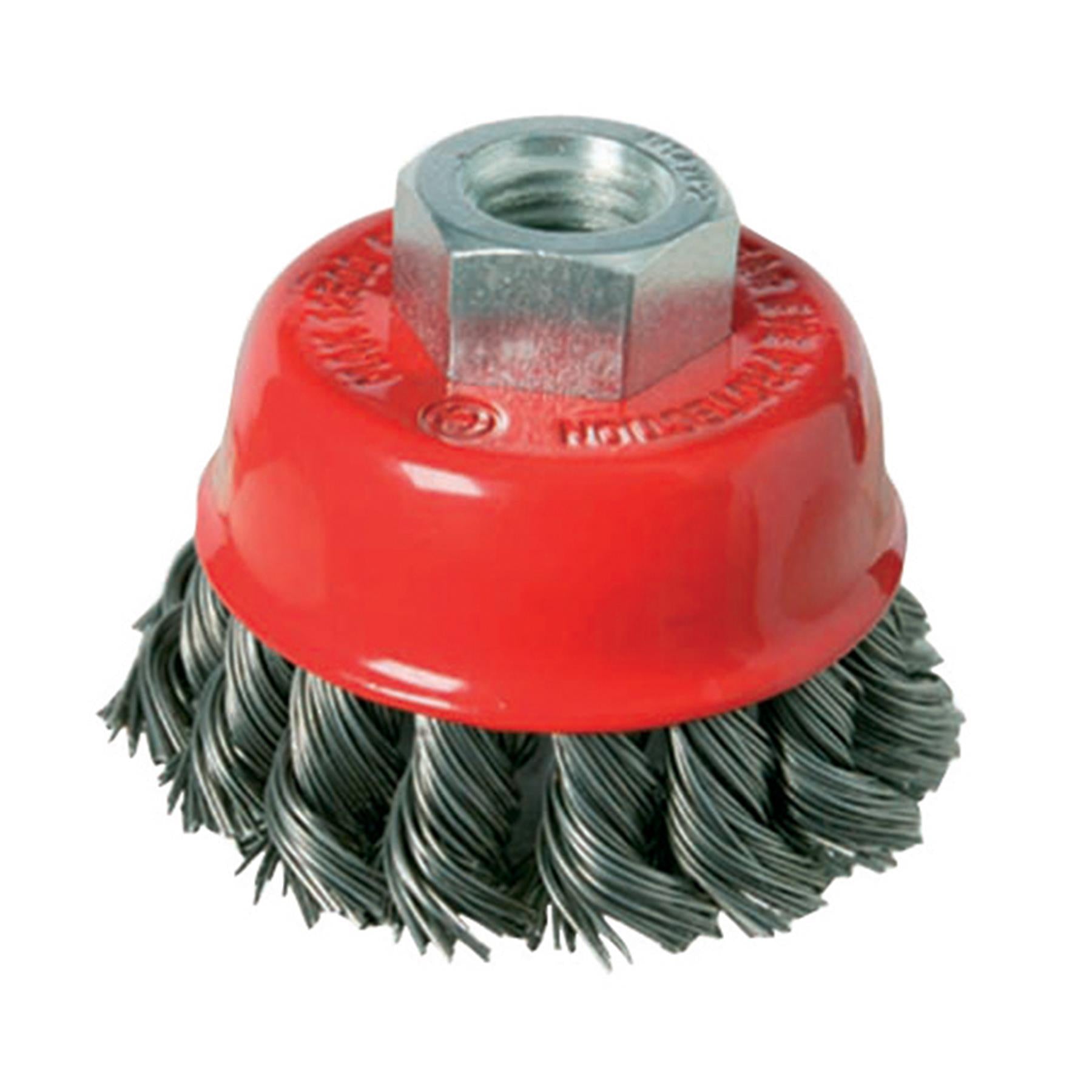 Steel Twist-Knot Bowl Cup 100mm Abrasive Grinding Paint Rust Removal DIY