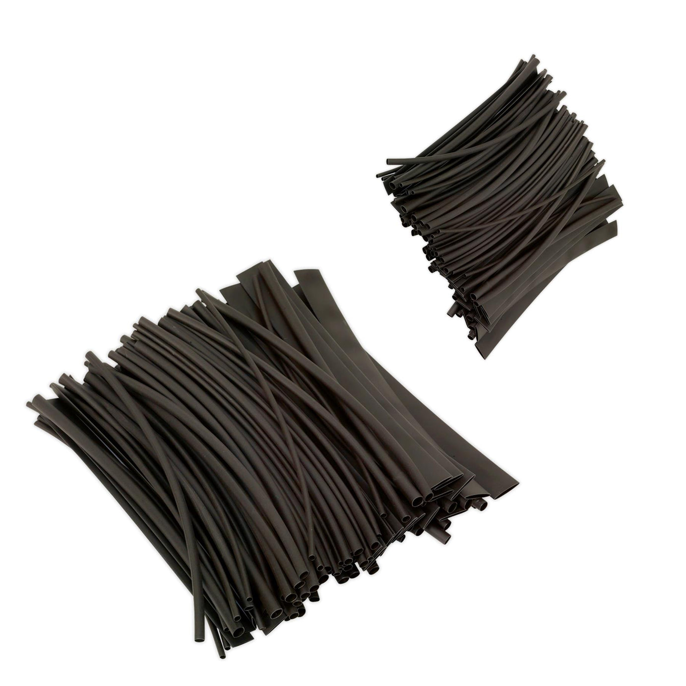 Sealey Heat Shrink Tubing Black 200mm 100pc