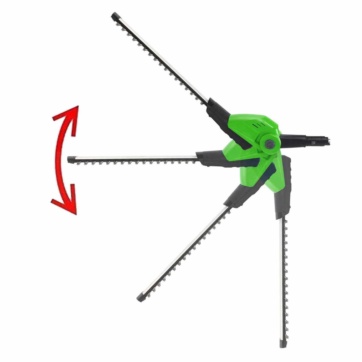 18V Cordless Long Reach Electric Hedge Trimmer Cutter Pole