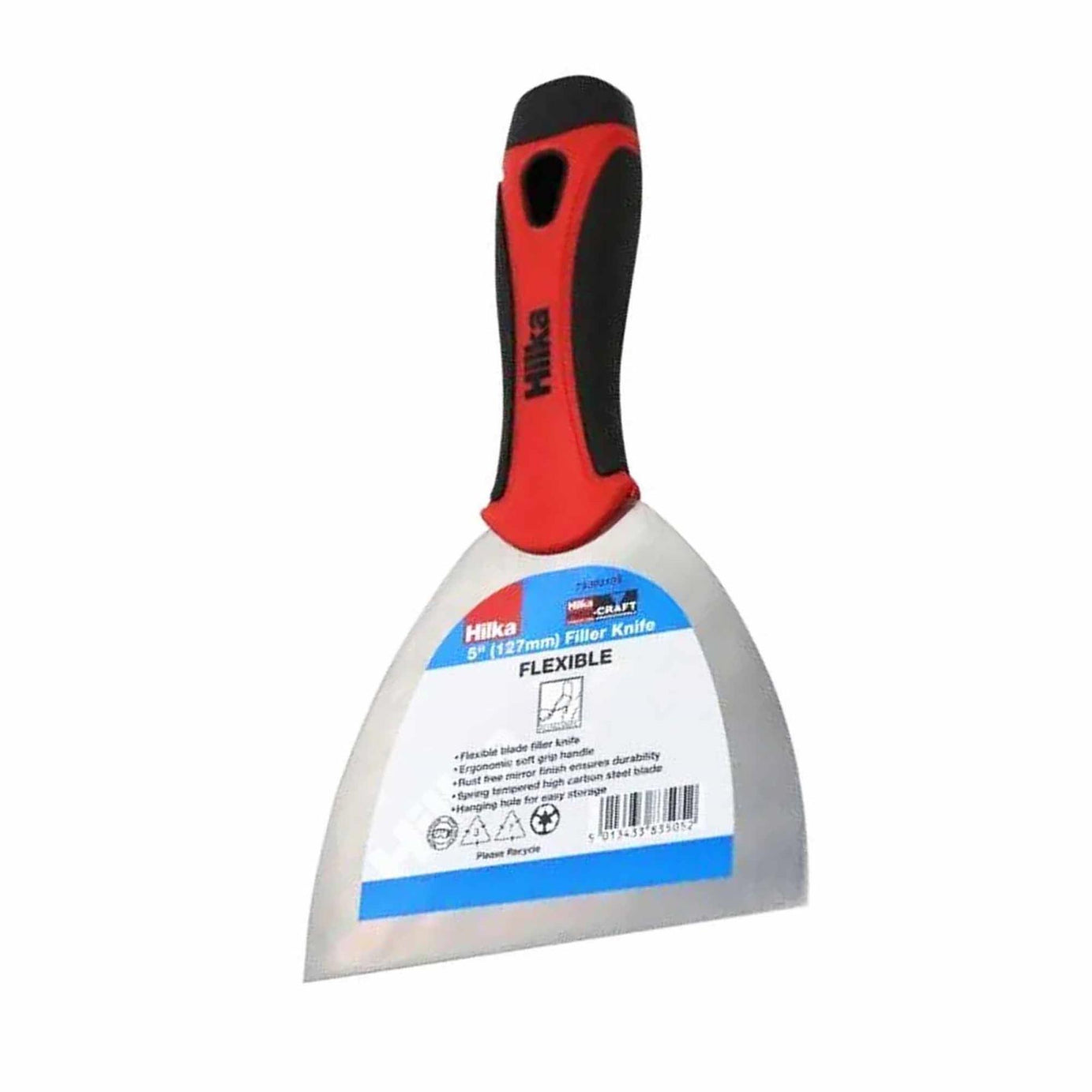 4", 5" & 6" Filling Knife Taping Jointing Scraper Spatula,Flexible,SoftGrip Hand Tool Set