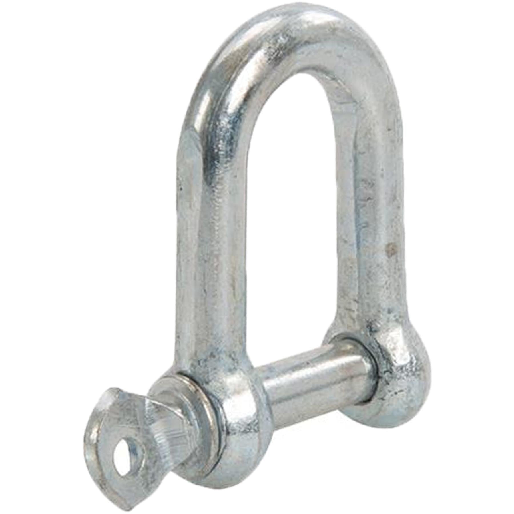 10pc Galvanised Commercial D-Shackle - M10 Zinc Plated Corrosion Resistant