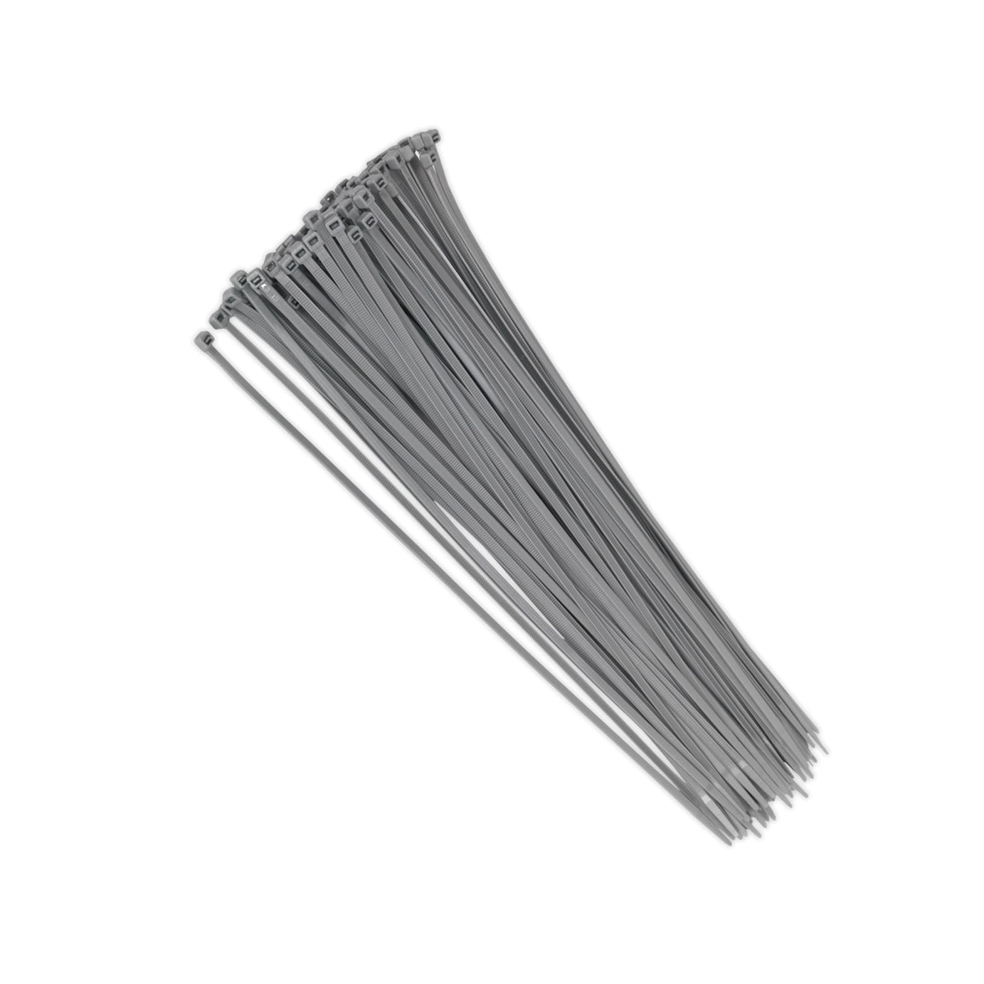 Sealey Cable Tie 380 x 4.4mm Silver Pack of 100