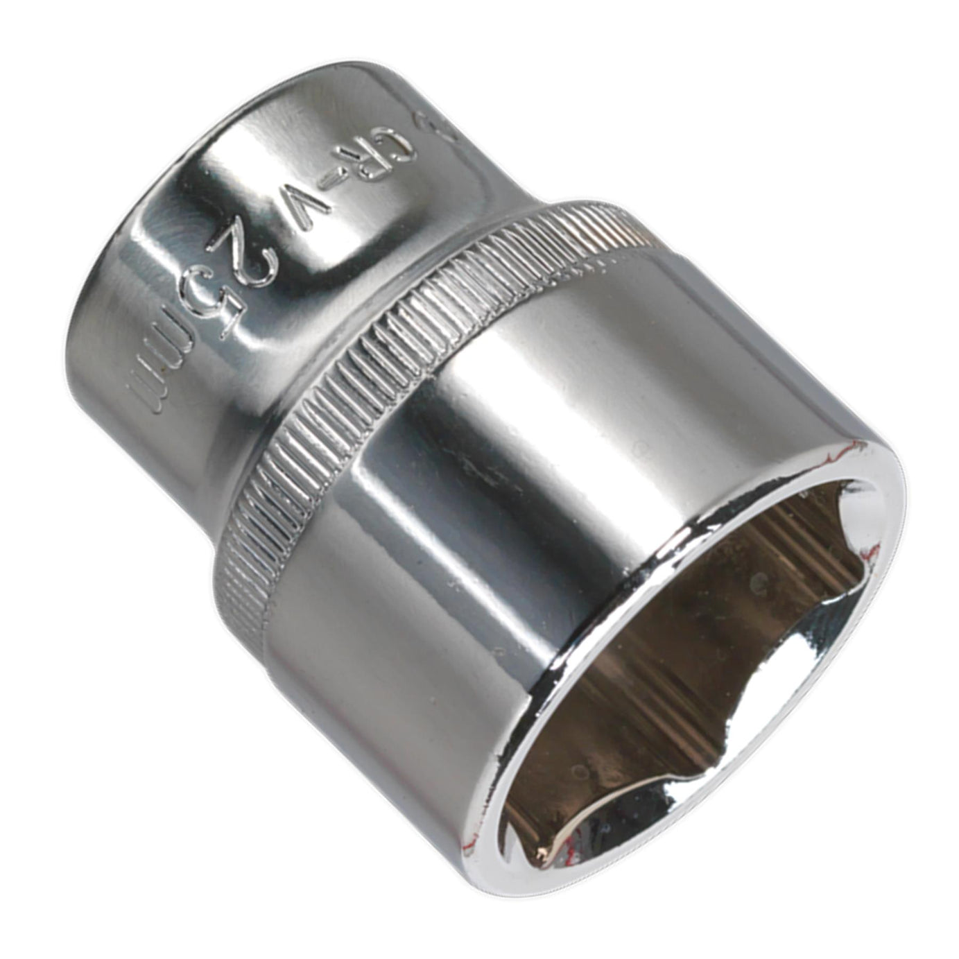 Sealey WallDrive Socket 25mm 1/2"Sq Drive Fully Polished