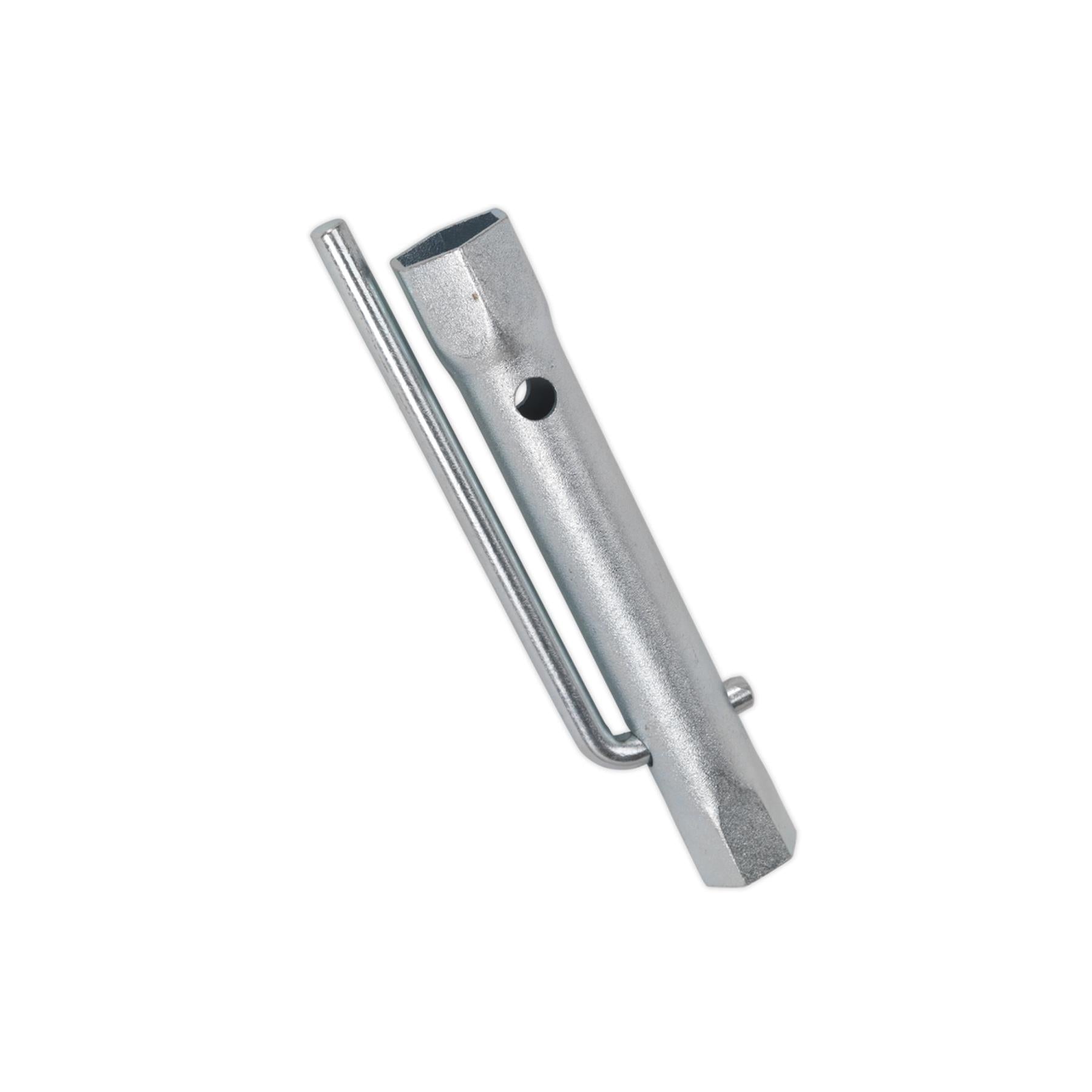 Sealey Dbl End Long Reach Spark Plug Box Spanner 17/21mm L-Bar