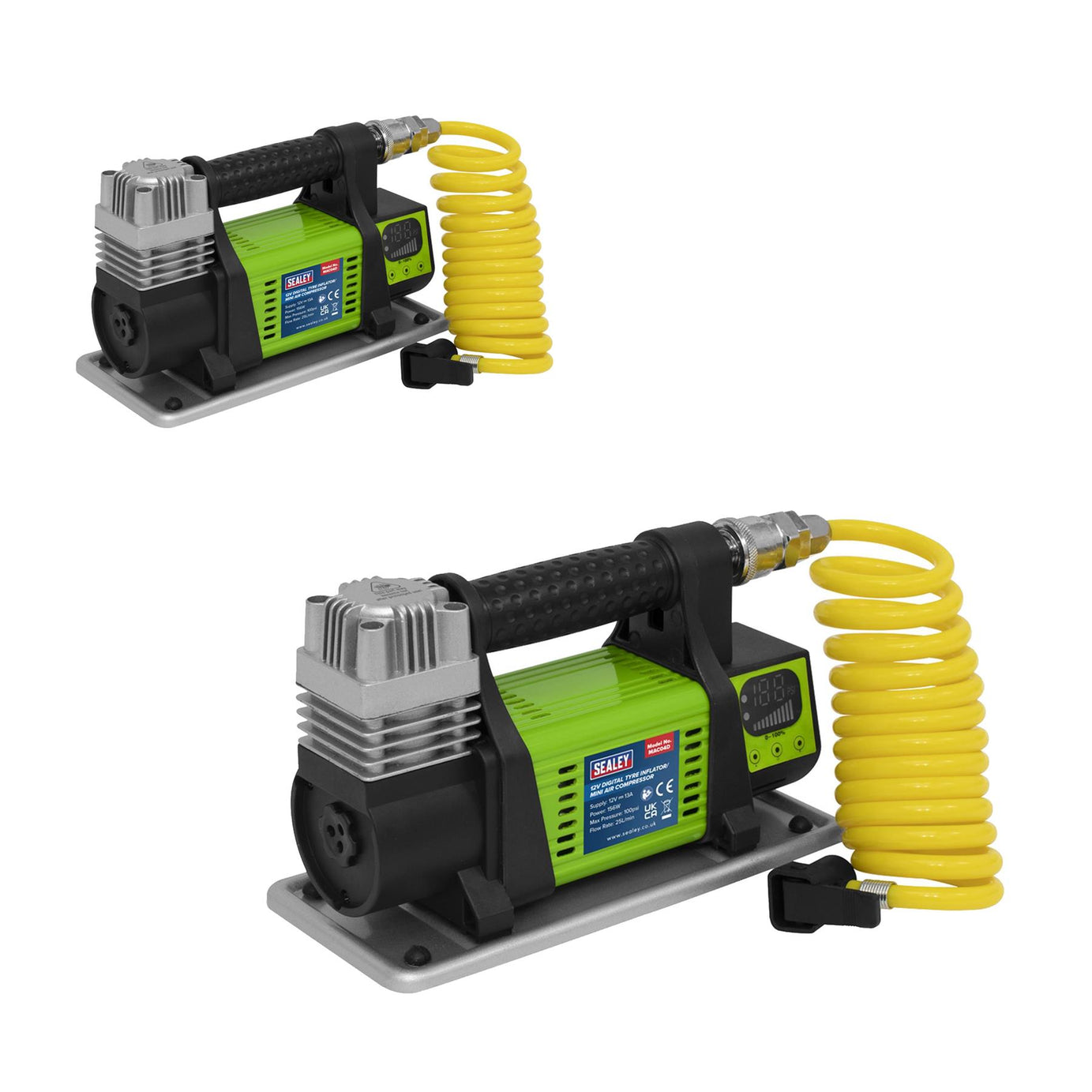 Sealey Digital Tyre Inflator/Mini Air Compressor 12V