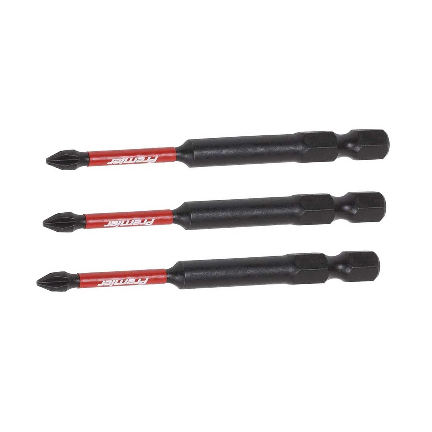 Phillips #1 Impact Power Tool Bits 75mm - 3pc