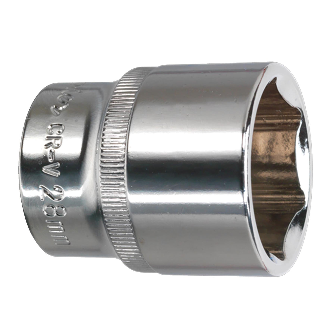 Sealey WallDrive Socket 28mm 1/2"Sq Drive Fully Polished
