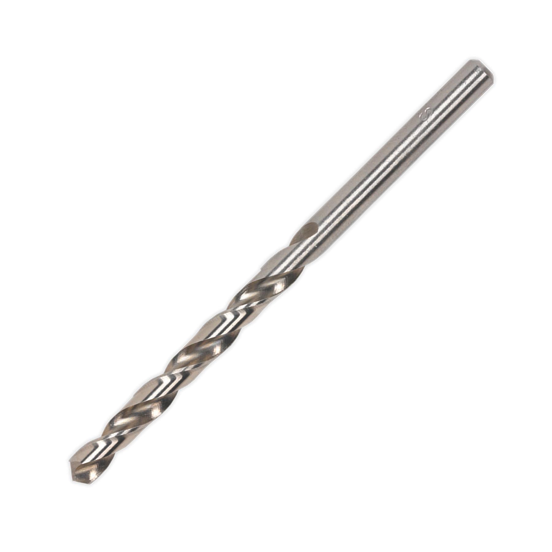 Sealey HSS Fully Ground Drill Bit 8mm Pack of 10
