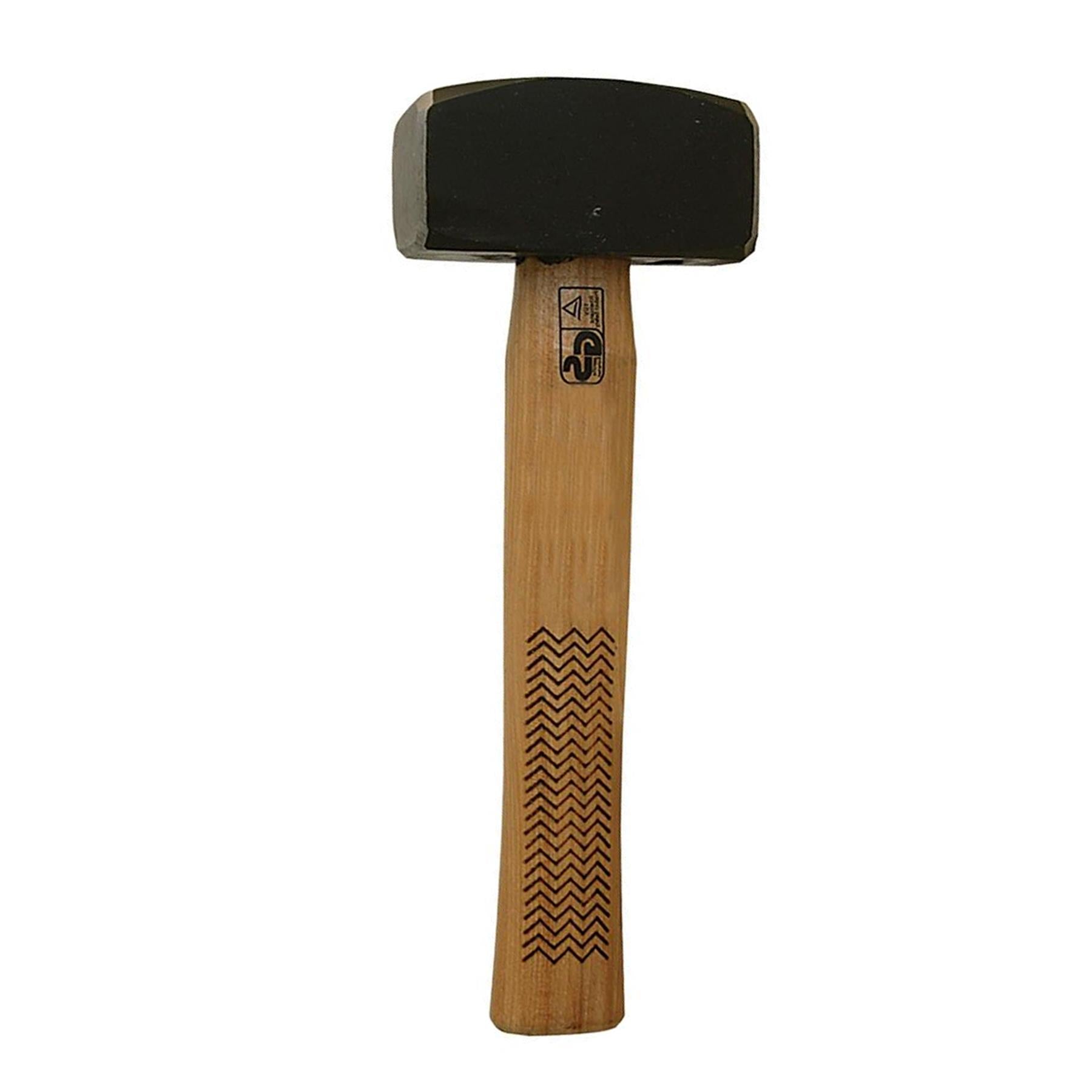 Hickory Lump Hammer 4Lb (1.81Kg) Steel Head Heavy Duty Demoliton Building