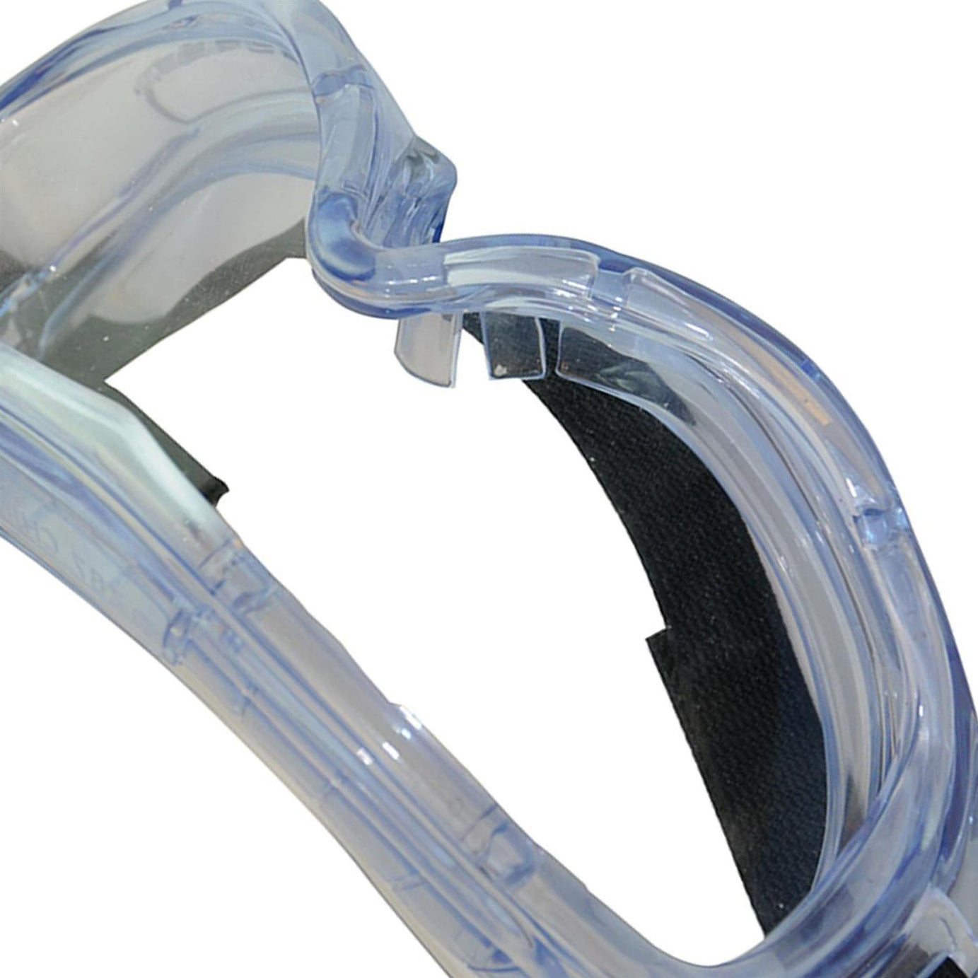 Panoramic Safety Goggles Panoramic Blue Tinted Lightweight Frame New