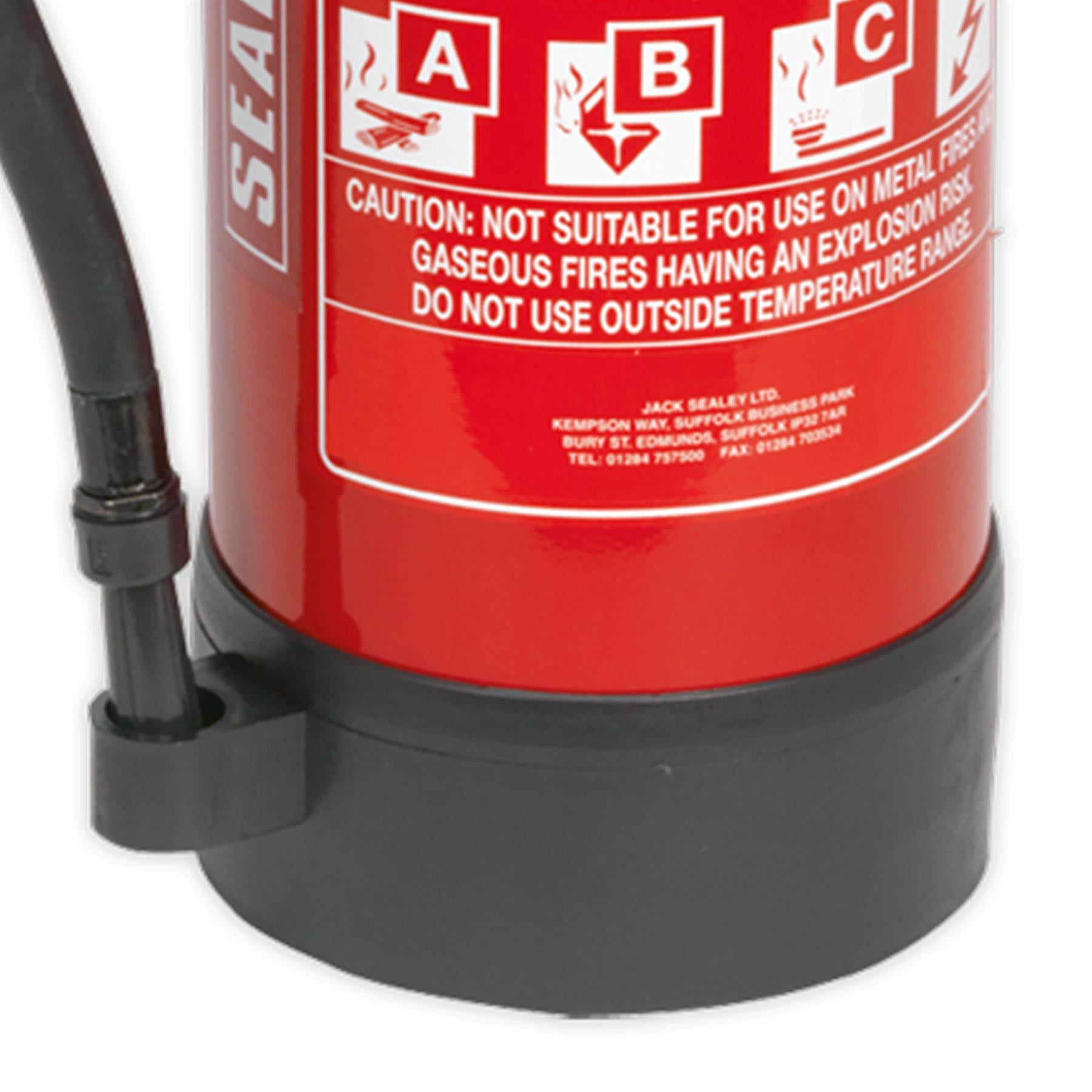 Sealey Fire Extinguisher 6kg Dry Powder