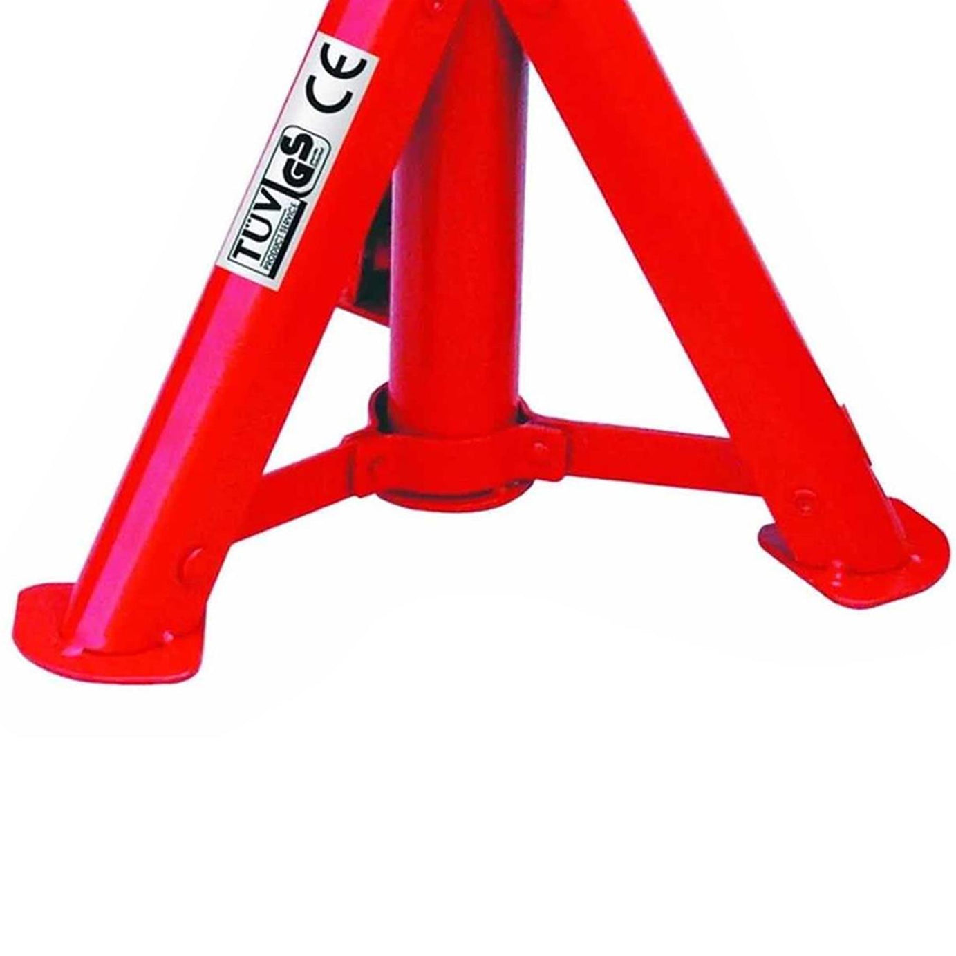 Heavy Duty Hilka 2 Ton Tonne Folding Axle Stand Stands Jack In Red Pair 82420040