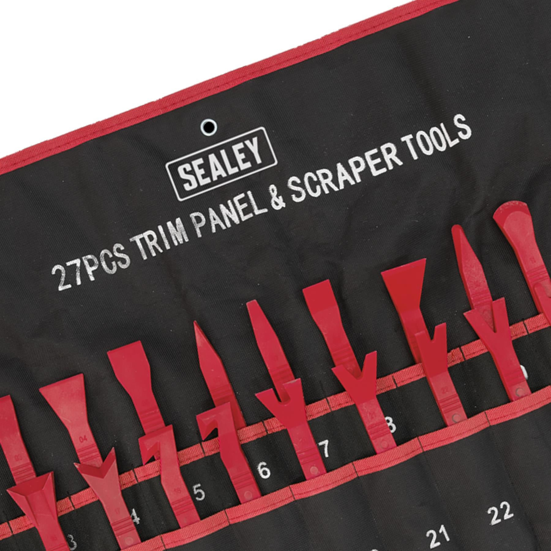 Sealey Trim & Panel Clip Tool Set 27pc