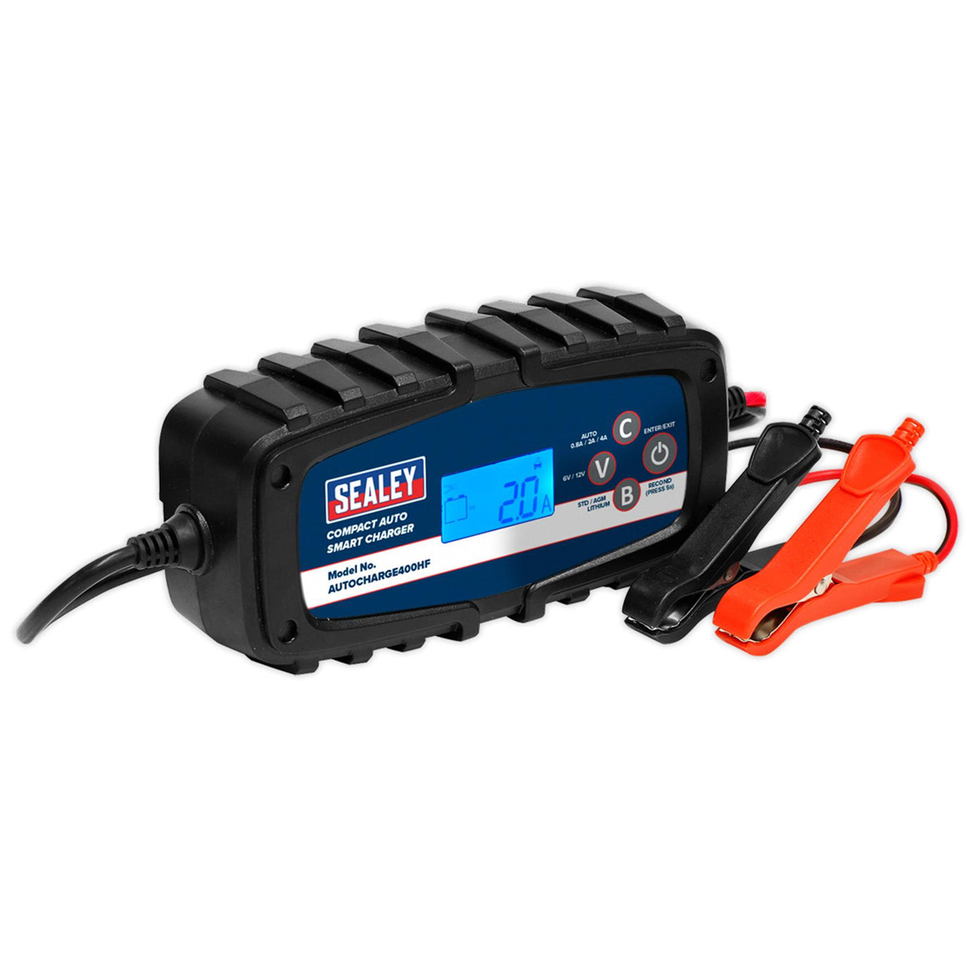 Sealey Compact Auto Smart Charger 4A 6/12V