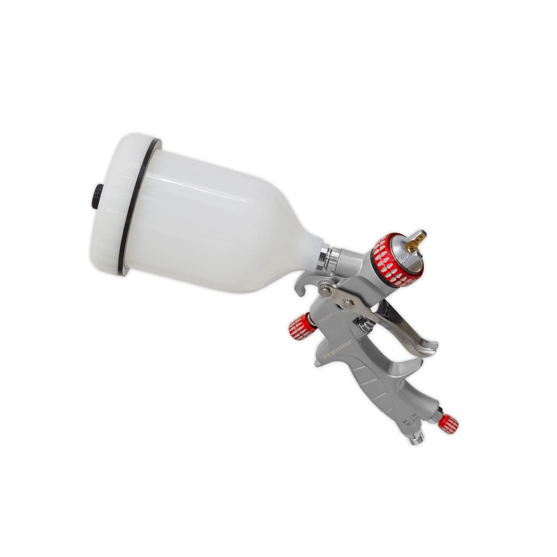 Sealey HVLP Gravity Feed Spray Gun 1.3mm Set-Up