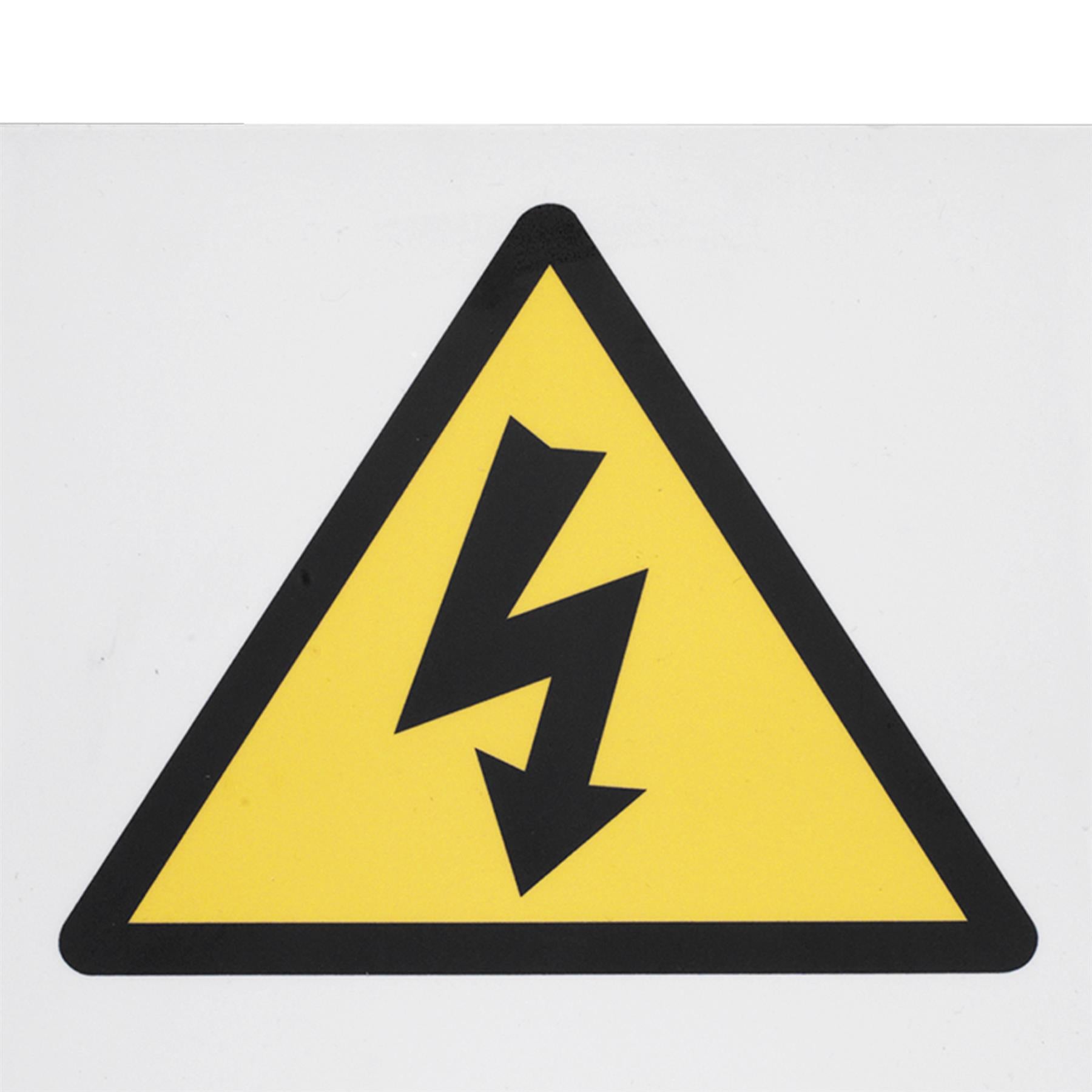 Sealey High Voltage Warning Sign 200 x 300mm