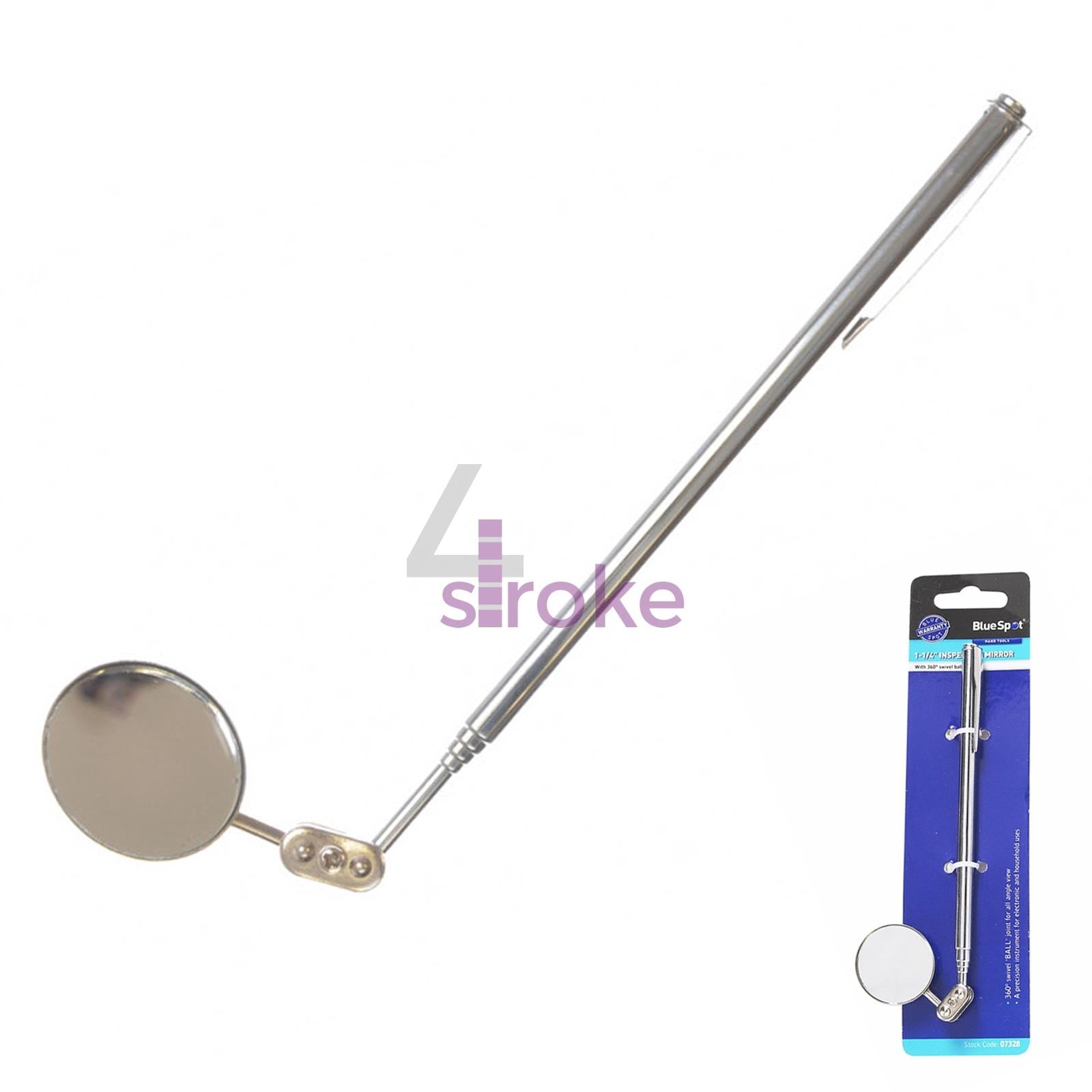 BlueSpot Telescopic Round 360 Swivel Inspection Mirror Car/Vehicle Garage Mechanic Tool