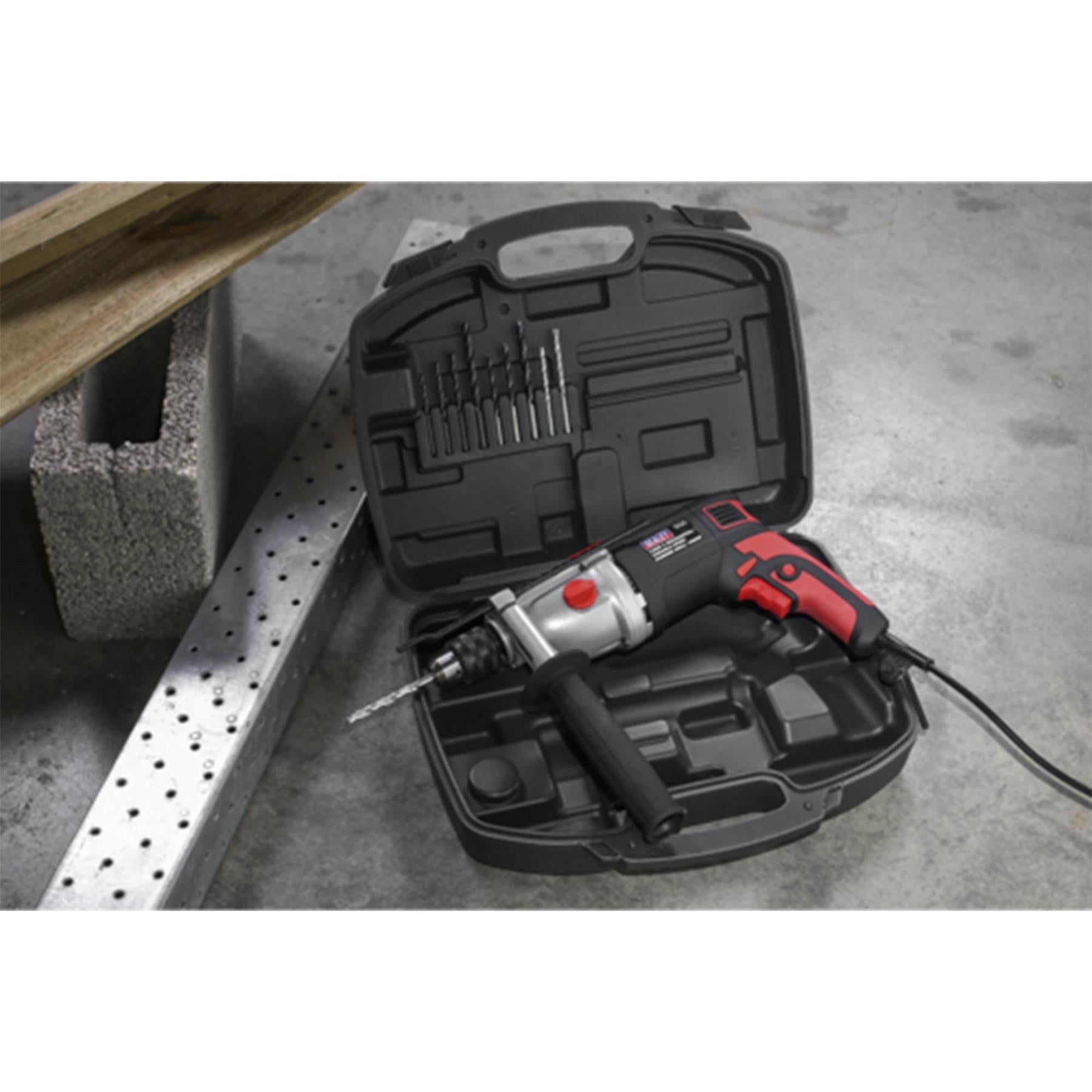 Sealey Hammer Drill 13mm 2 Mechanical/Variable Speed 1050W/230V