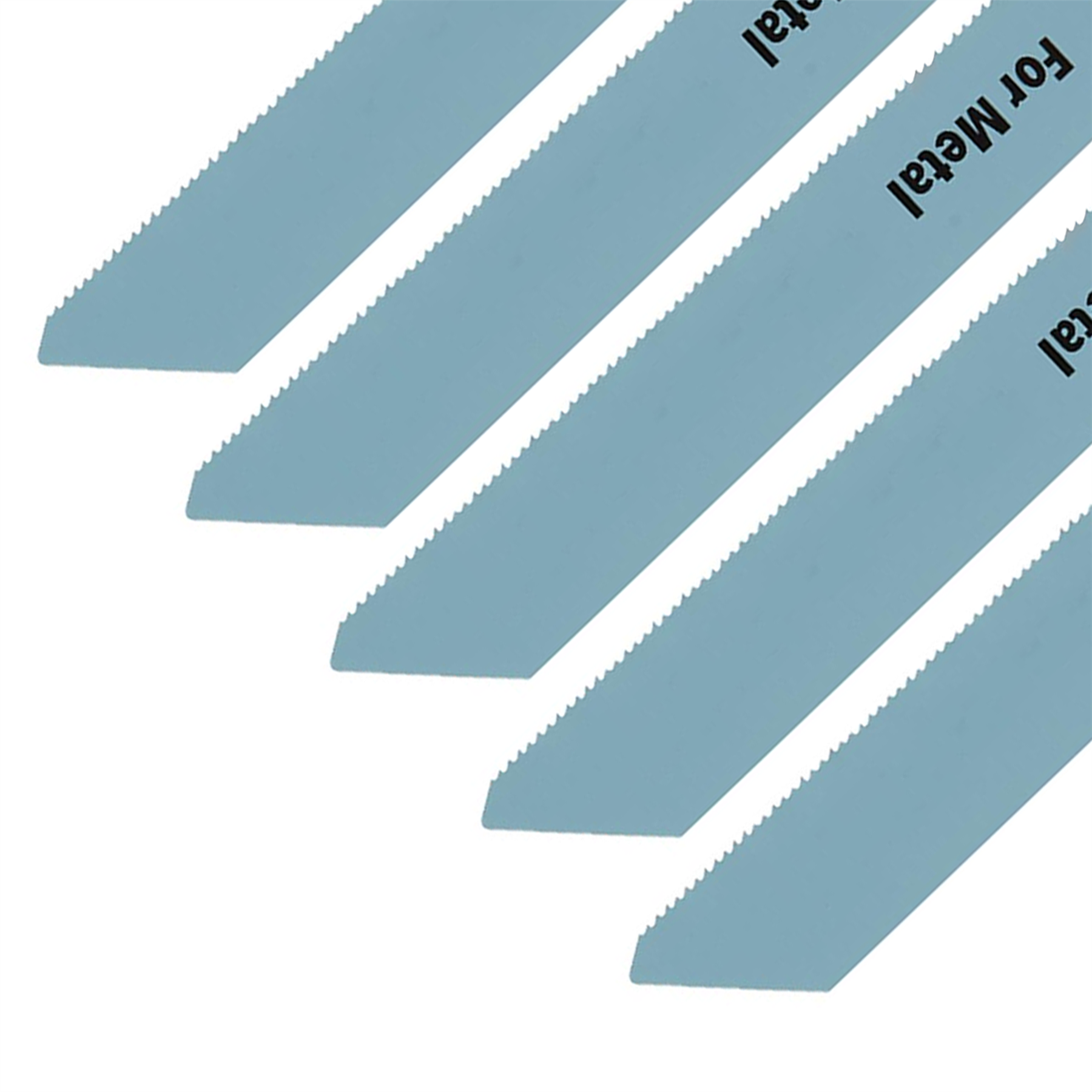 Heavy Duty 5 x Reciprocating Saw Blades 18 Tpi 150mm Metal Cutting Straight Fine