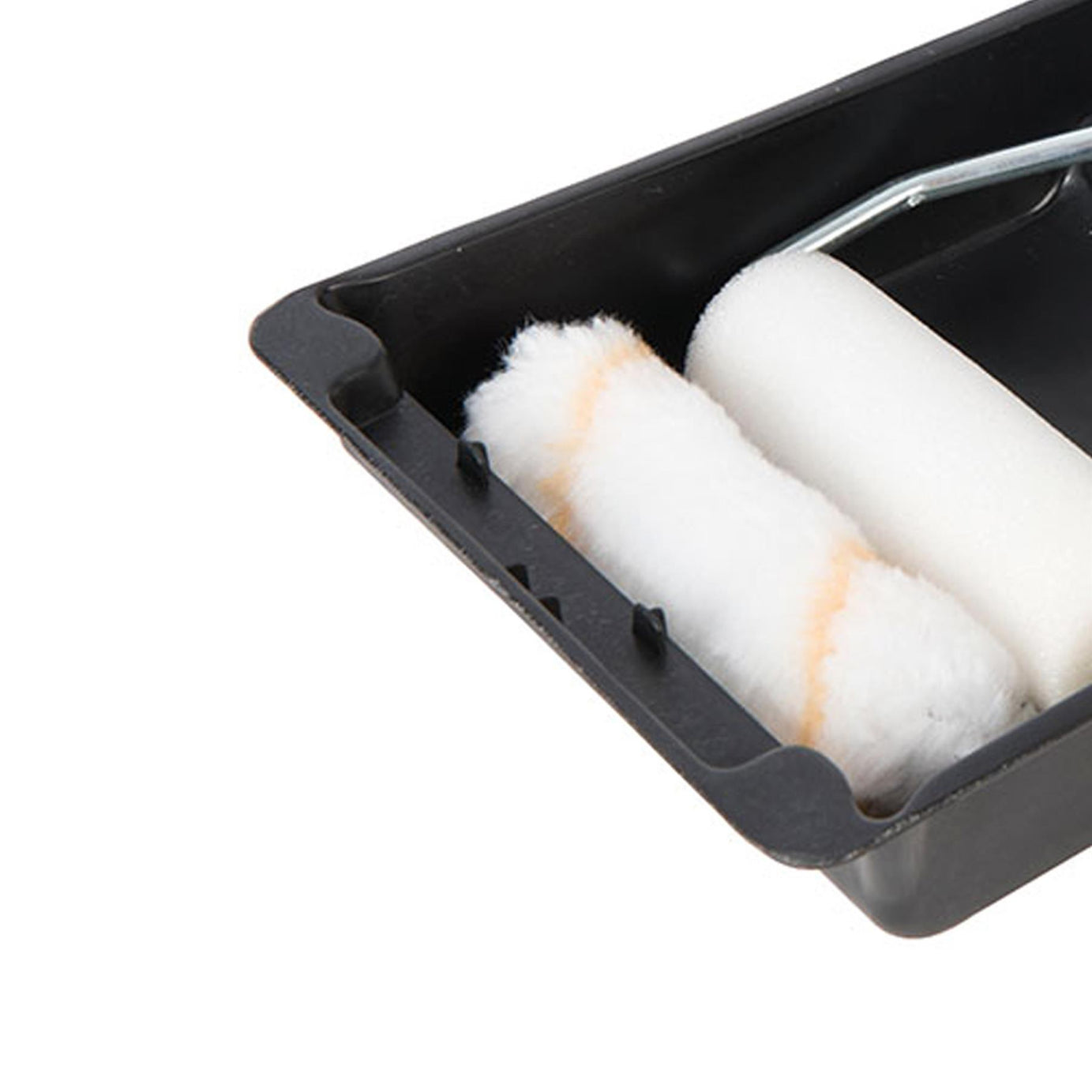 Mini Roller & Tray 100mm Gloss,Varnish Emulsions Detailed Work Decorating DIY