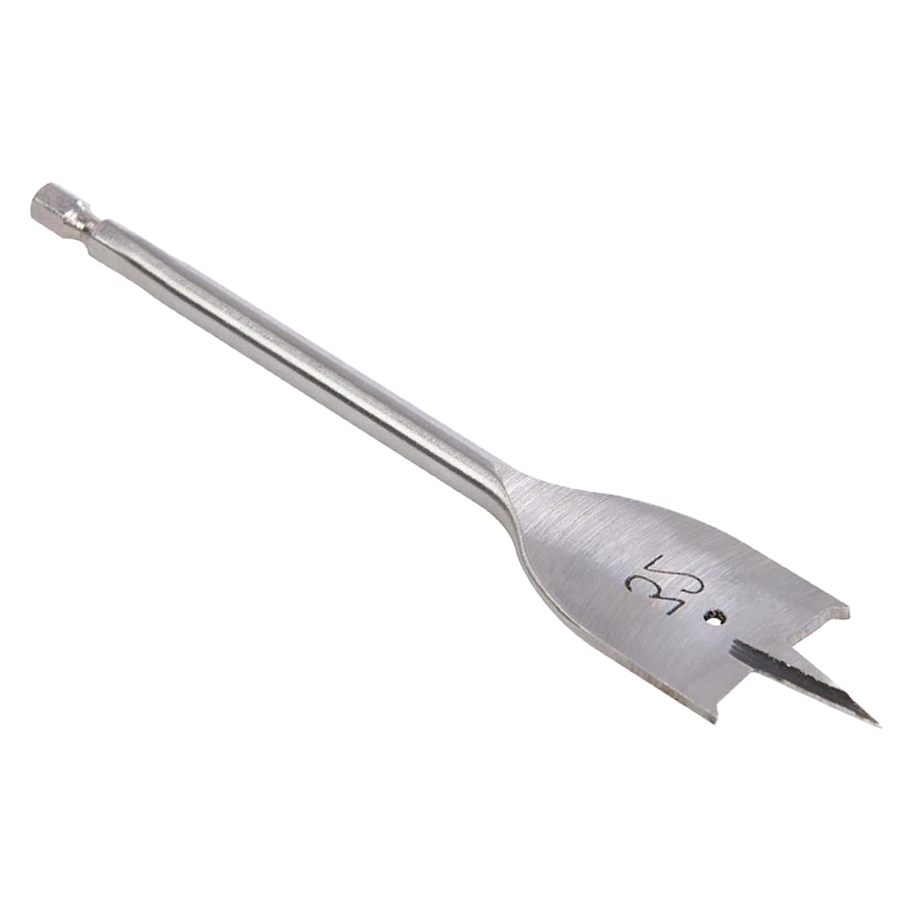 Flat Wood Drill Bit Set Titanium Hole Cutter Borer  Silver 32mm