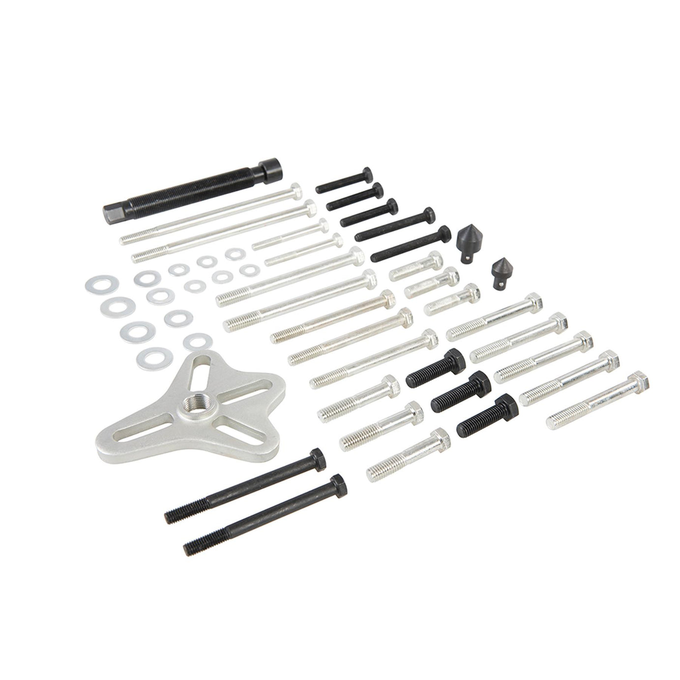 Harmonic Balancer Puller Set 46Pc 40 - 93mm With Zinc Plated Yoke And Bolts