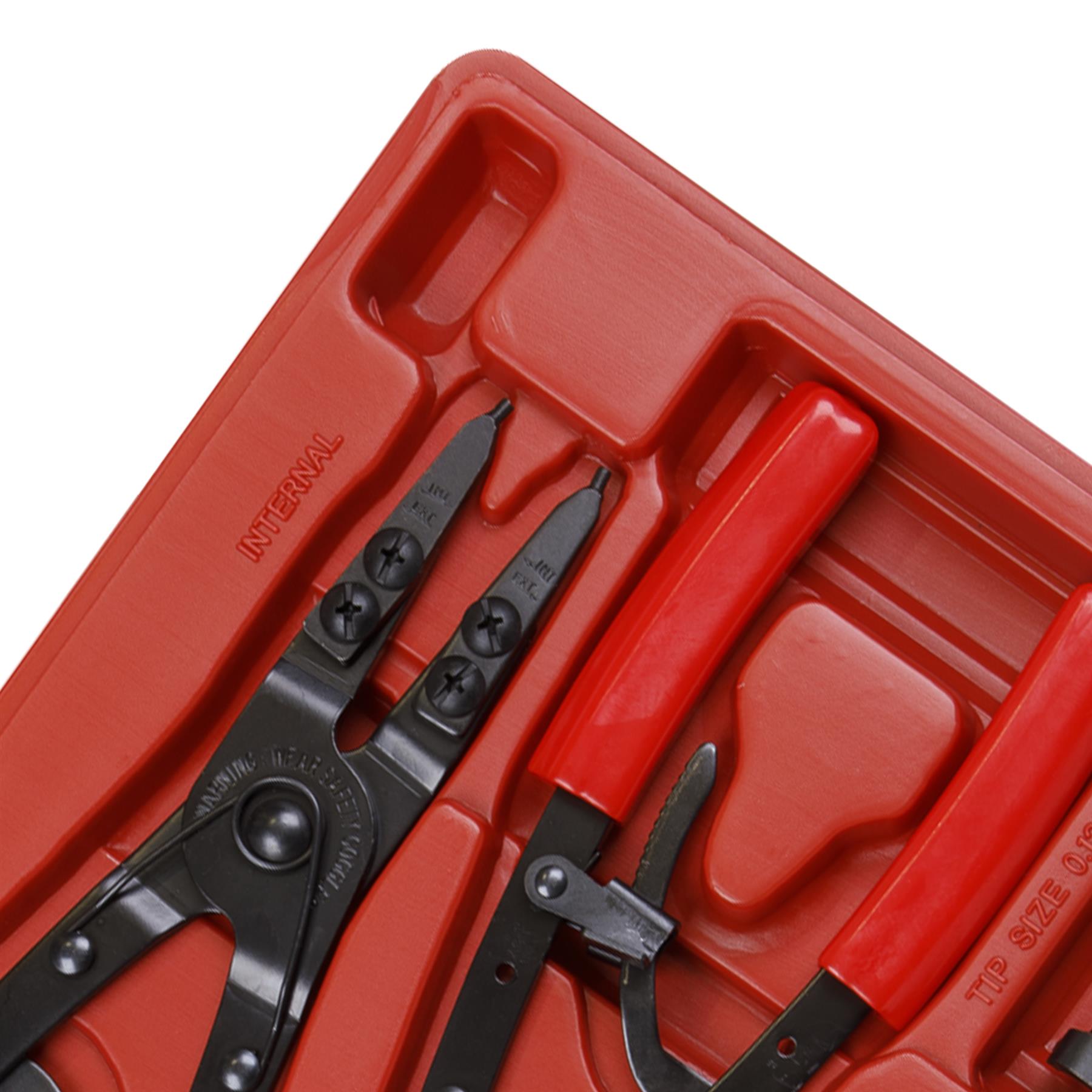 Sealey Circlip Pliers Set Internal/External 265mm Heavy-Duty