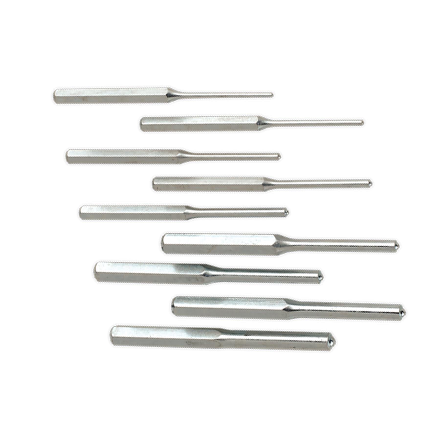 Sealey Roll Pin Punch Set 9pc 1/8-1/2" Imperial