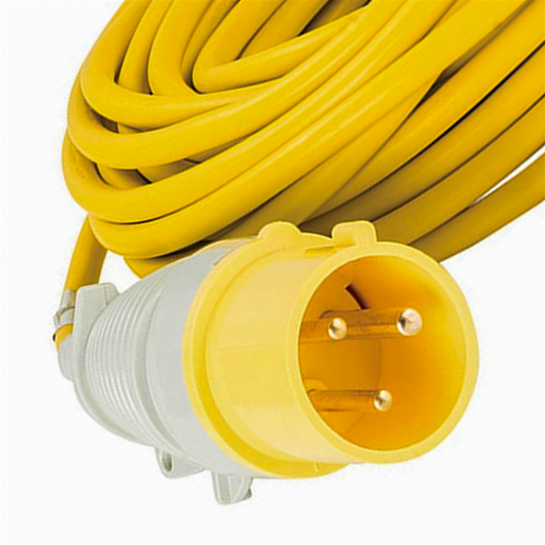 Defender Extension Lead Yellow 2.5mm2 32A 14m 110V