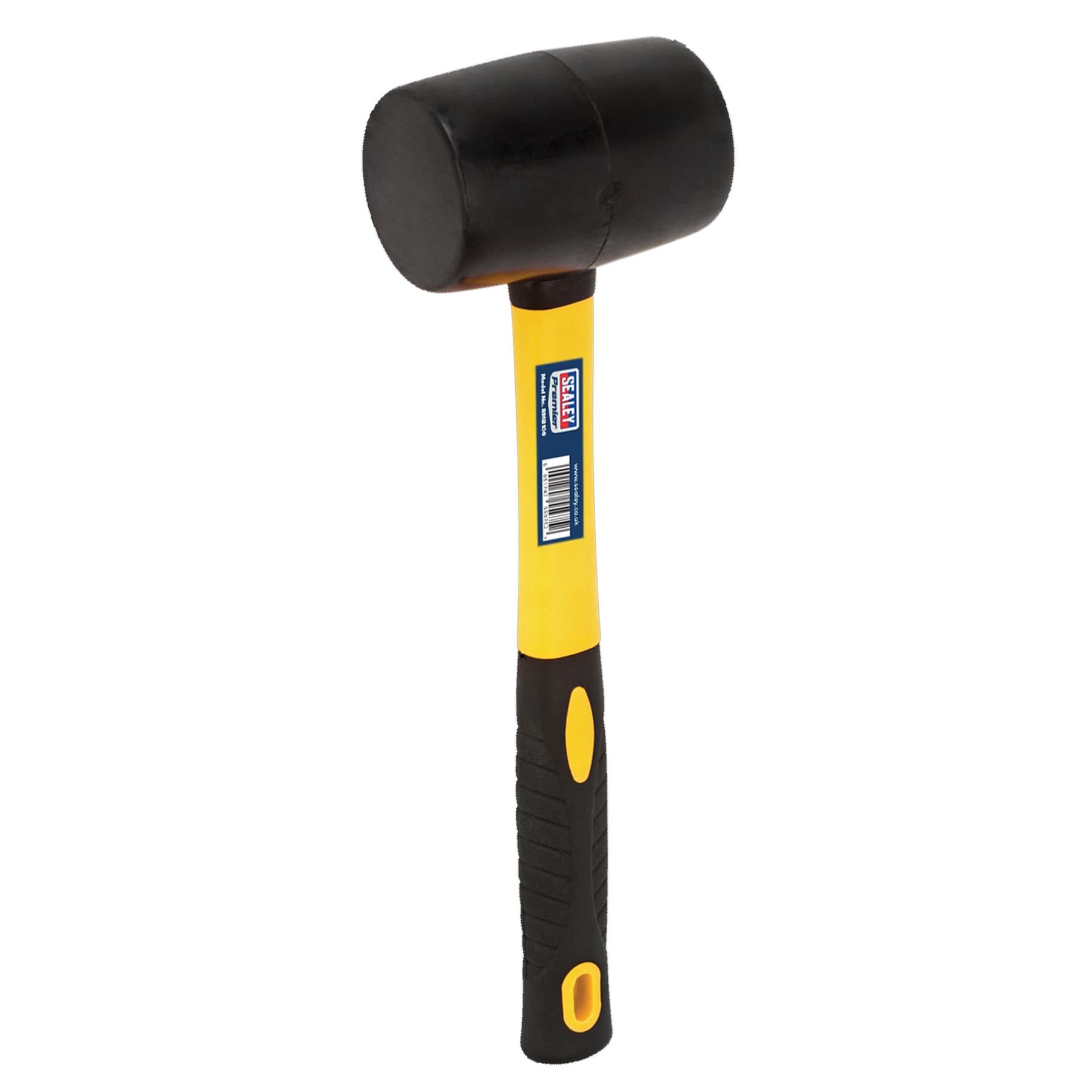 Sealey Rubber Mallet 1lb with Fibreglass Shaft
