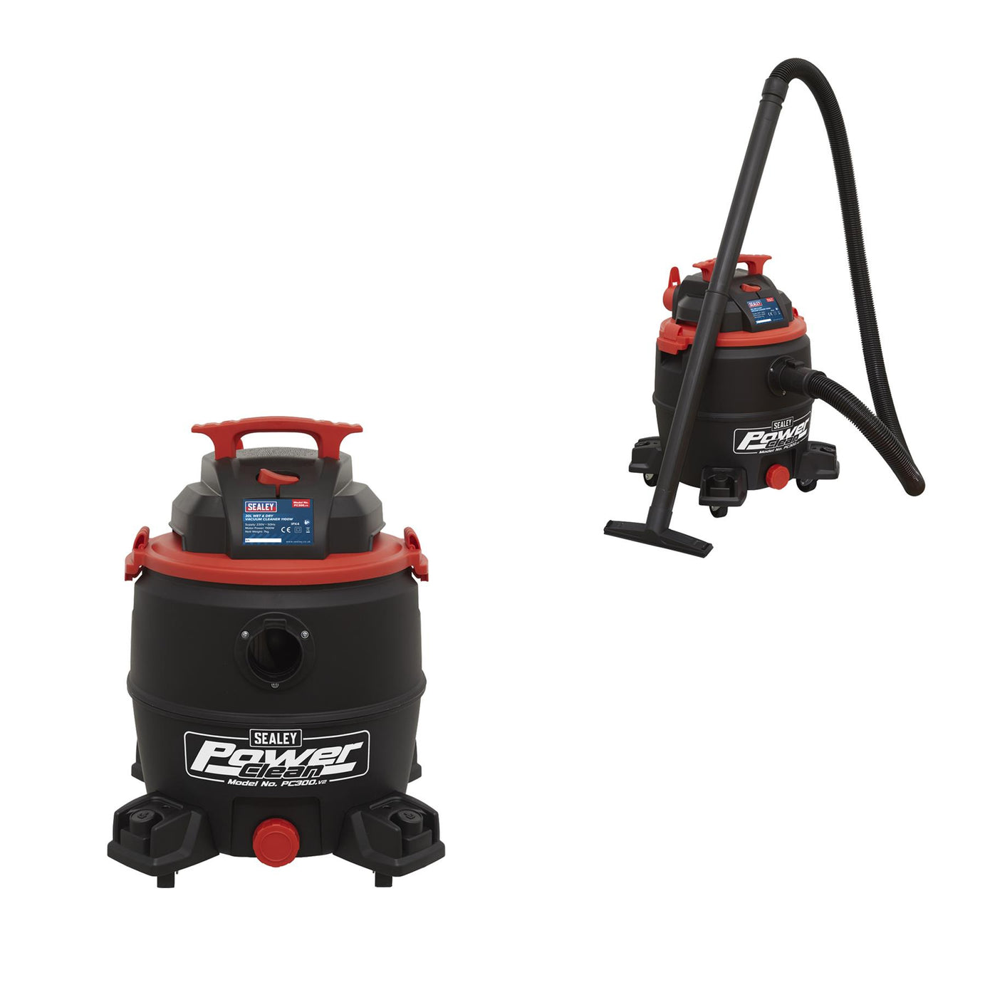 Sealey Vacuum Cleaner Wet & Dry 30L 1100W/230V
