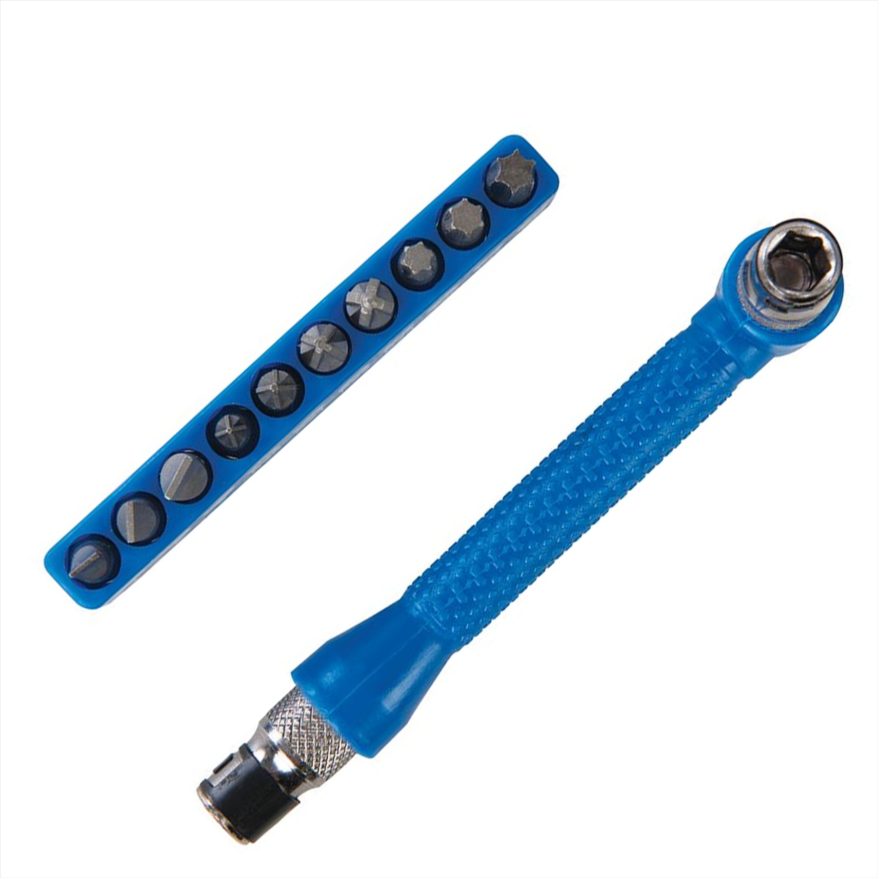 Angle Screwdriver Bit Holder Set Corossion Resistant & Steel Construction 12Pc