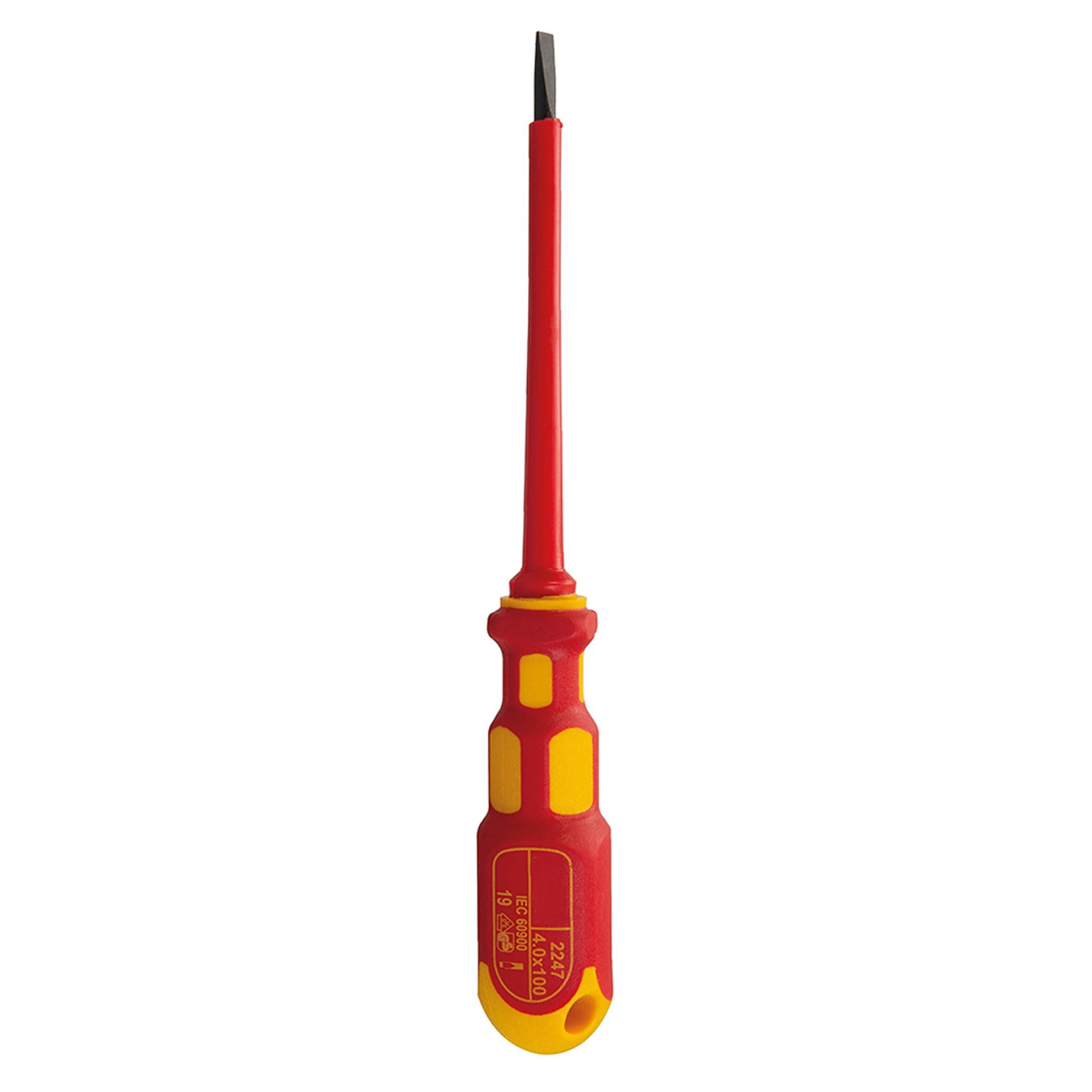 King Dick 4 X 100mm Vde Screwdriver Slotted British Made Comfort Grip