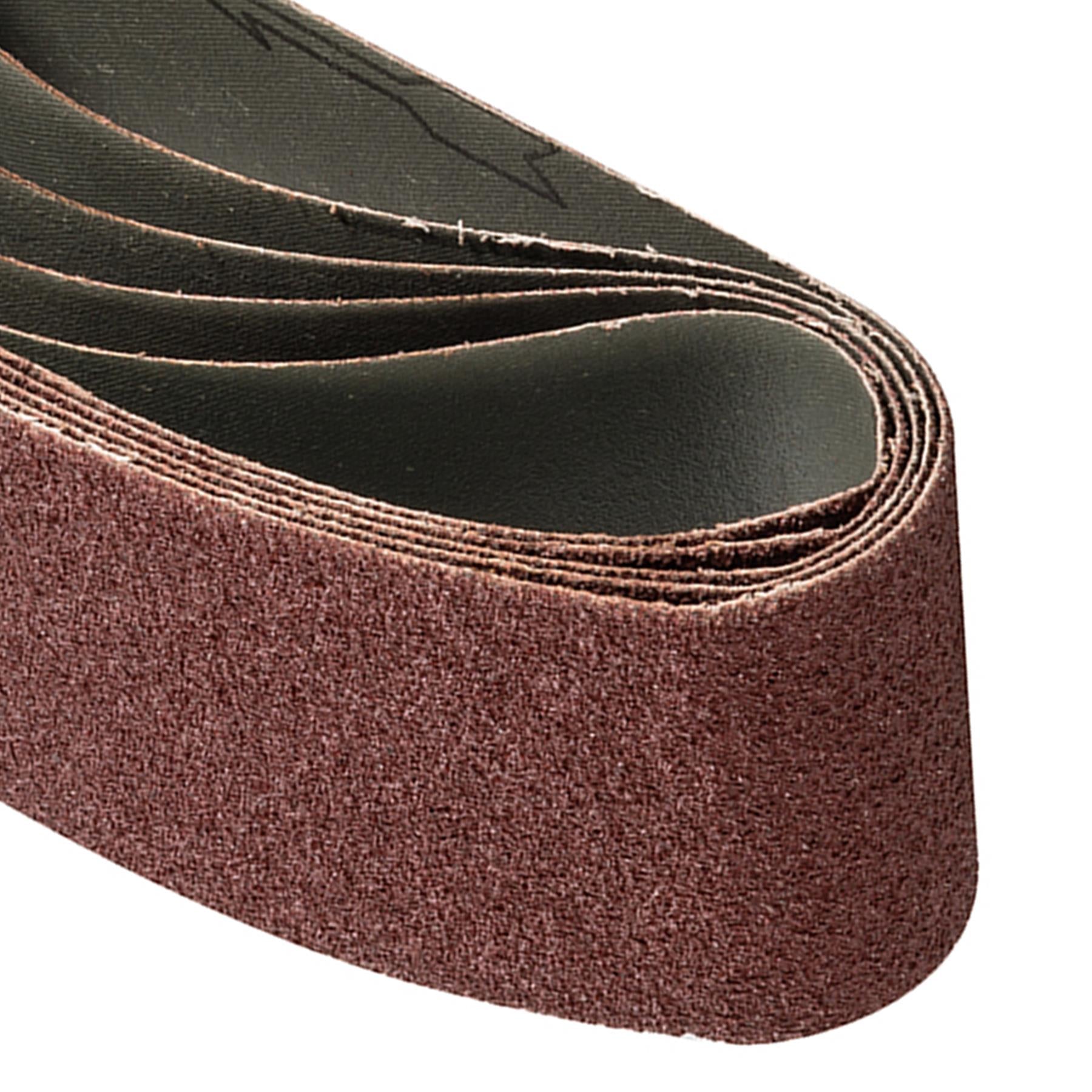 40 Grit Sanding Belts 75 X 533mm 5Pk- Sanding Belts High Quality Aluminium